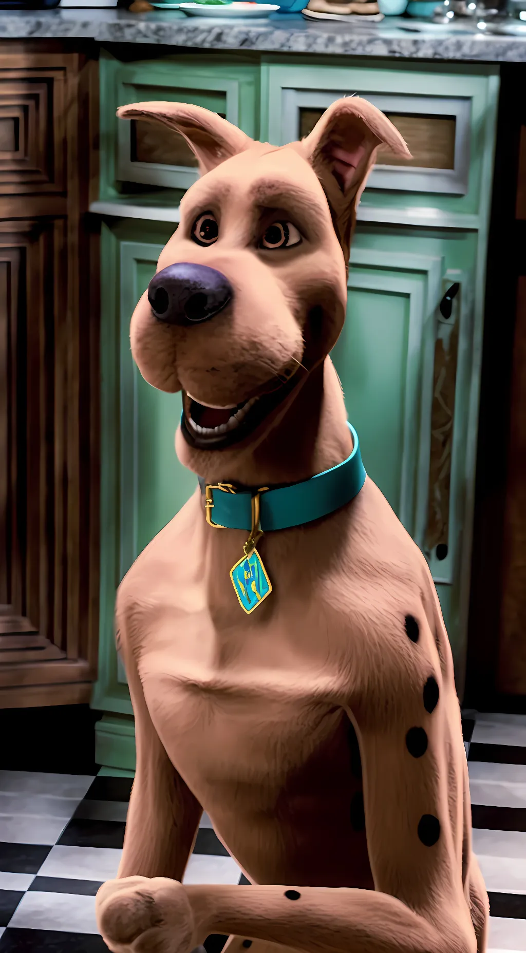 ai character: Scooby-Doo (Live) background