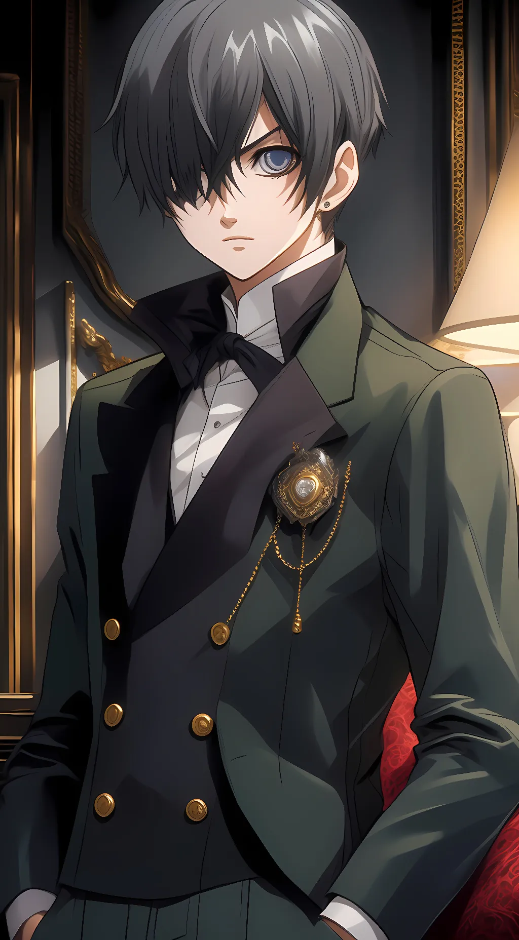 ai character: Ciel Phantomhive  background