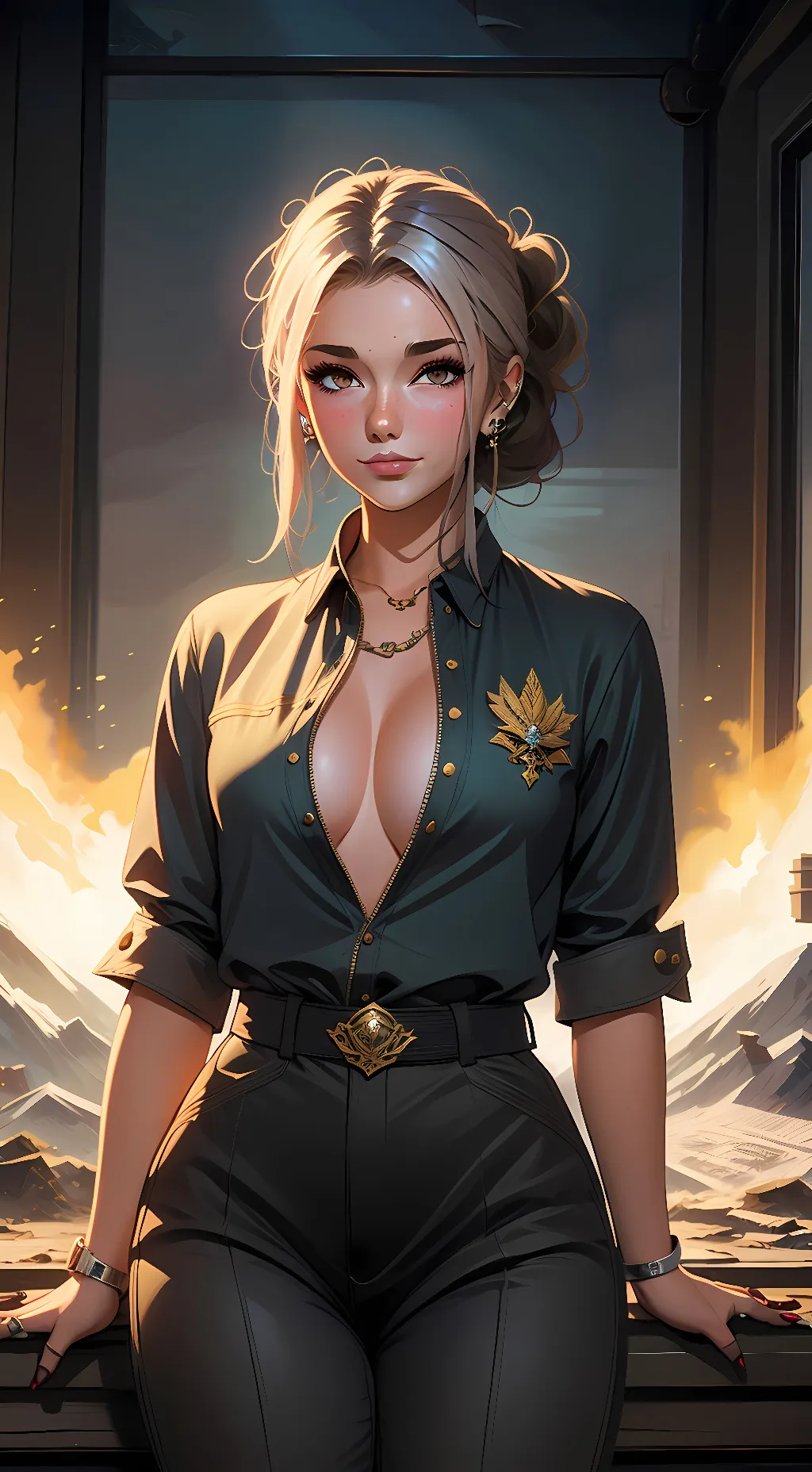 ai character: Princess Lily  background