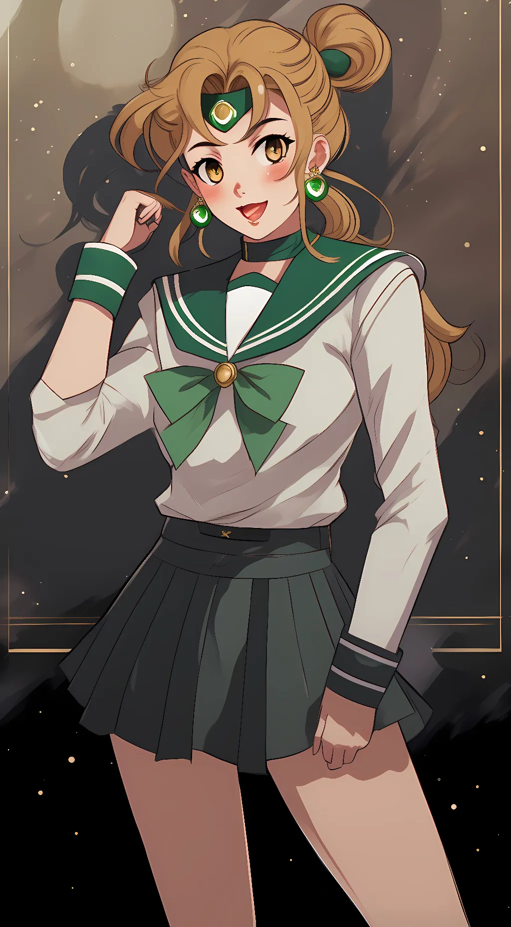 ai character: Sailor Jupiter background