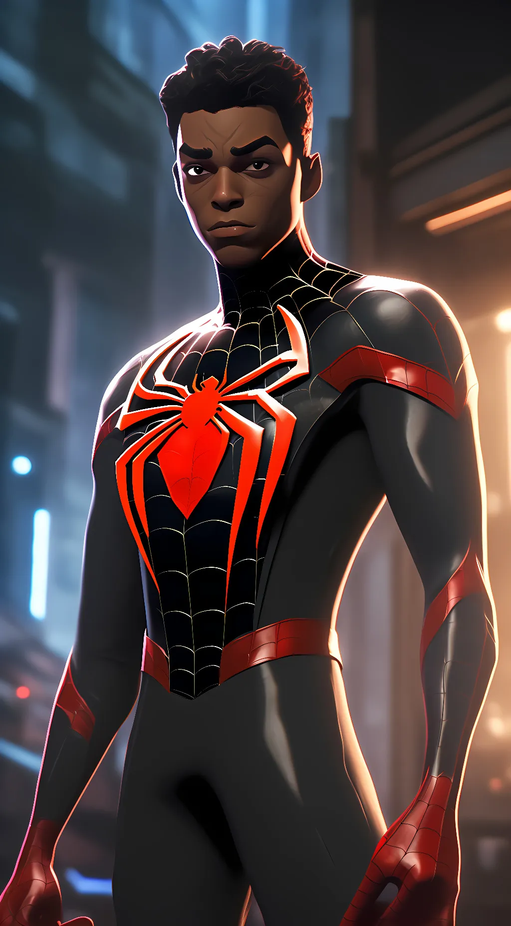 ai character: Miles (ATSV Movie) background