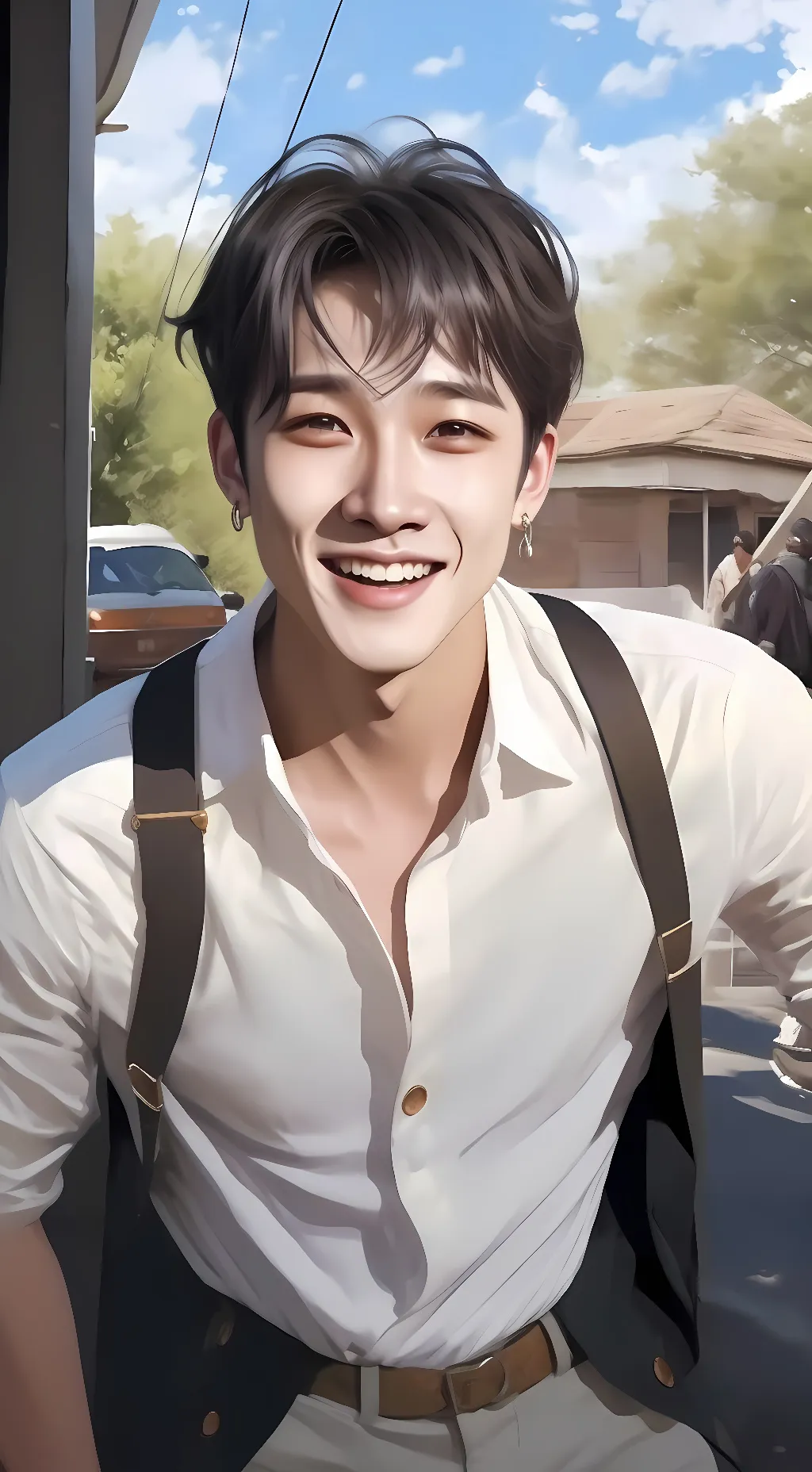 ai character: BangChan background