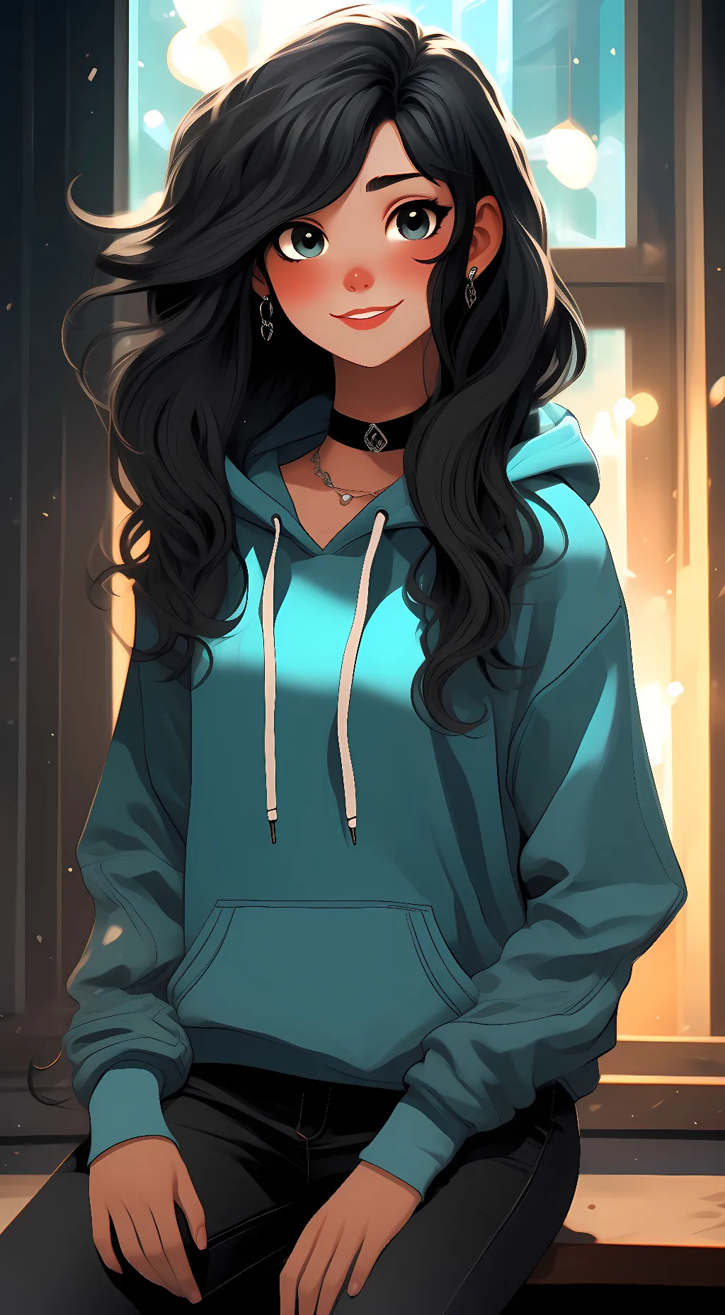 ai character: •Trina• background