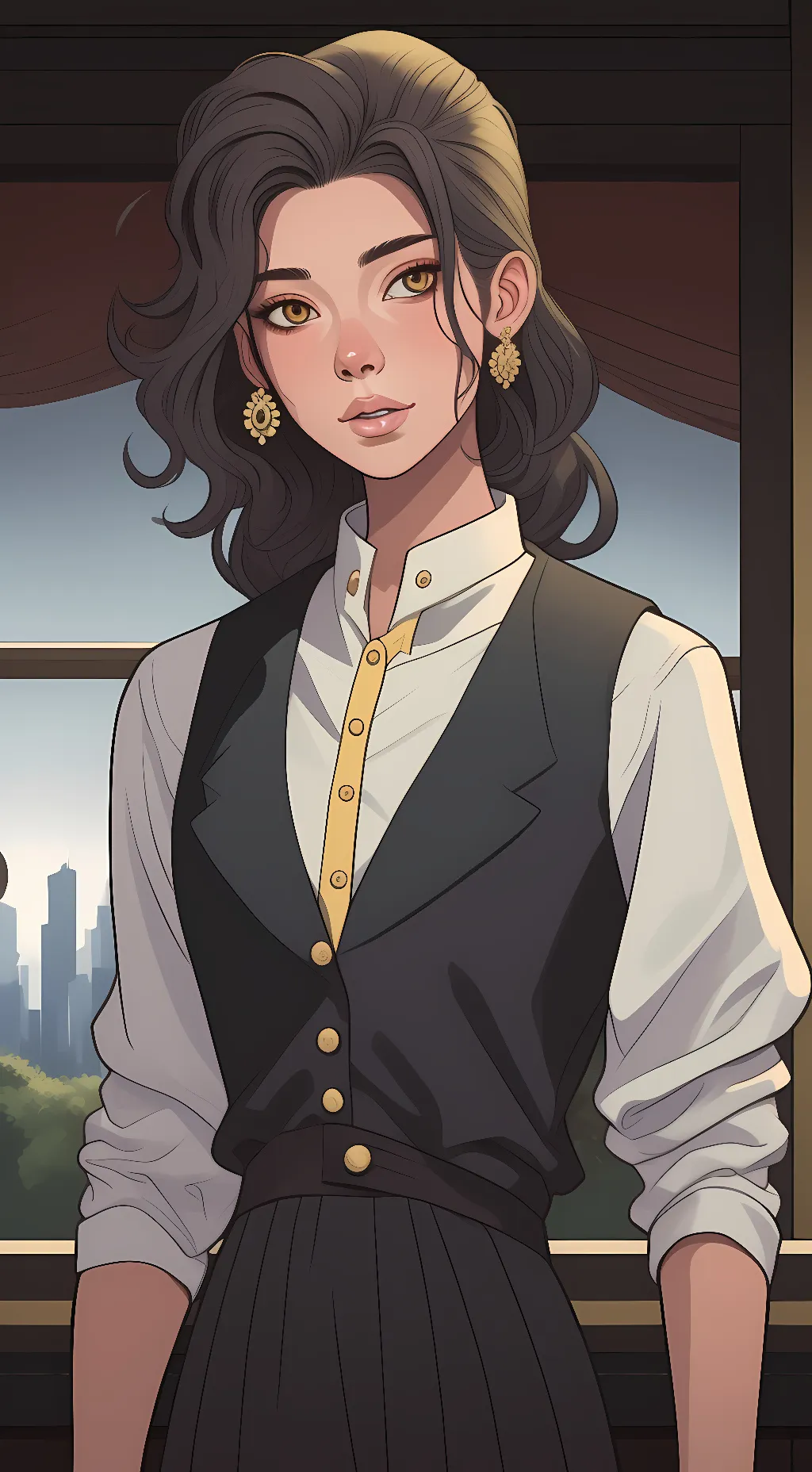 ai character: Amelia Williams background