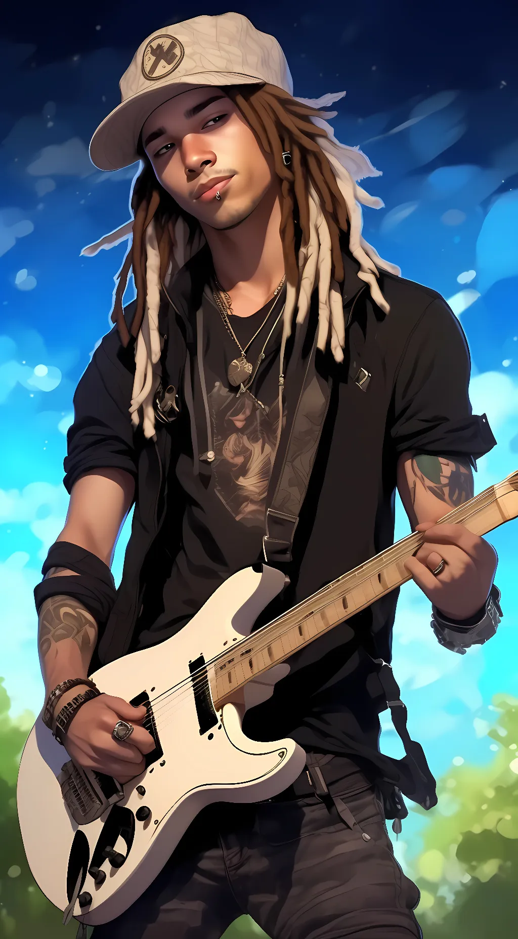 ai character: Tom kaulitz  background