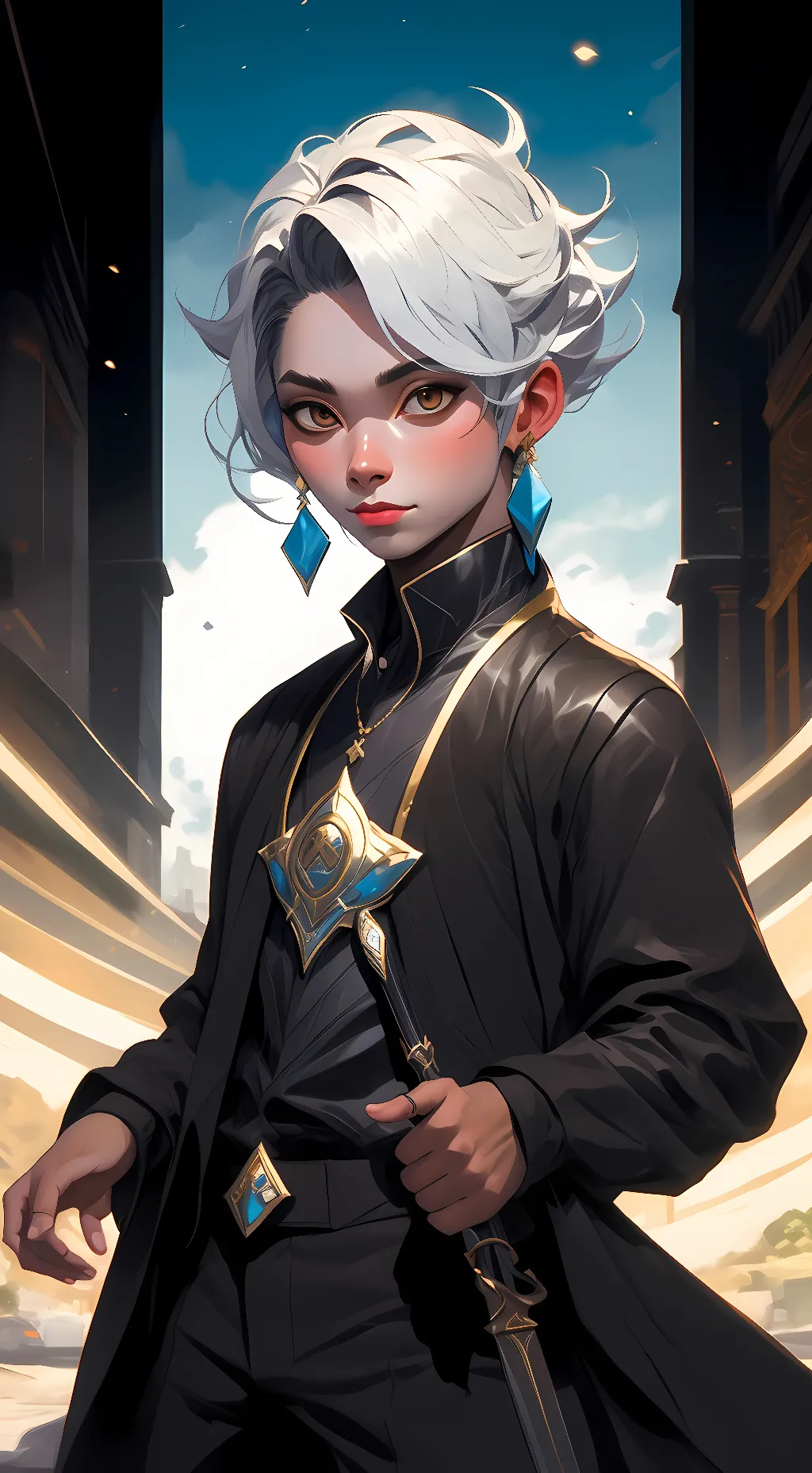 ai character: Sora  background