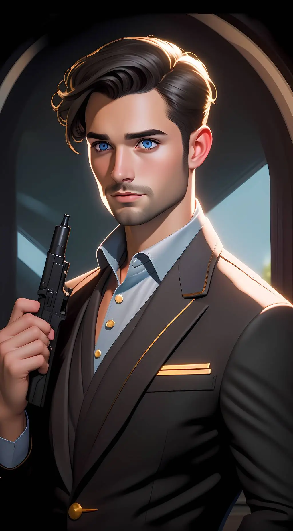 ai character: Blade Riley background