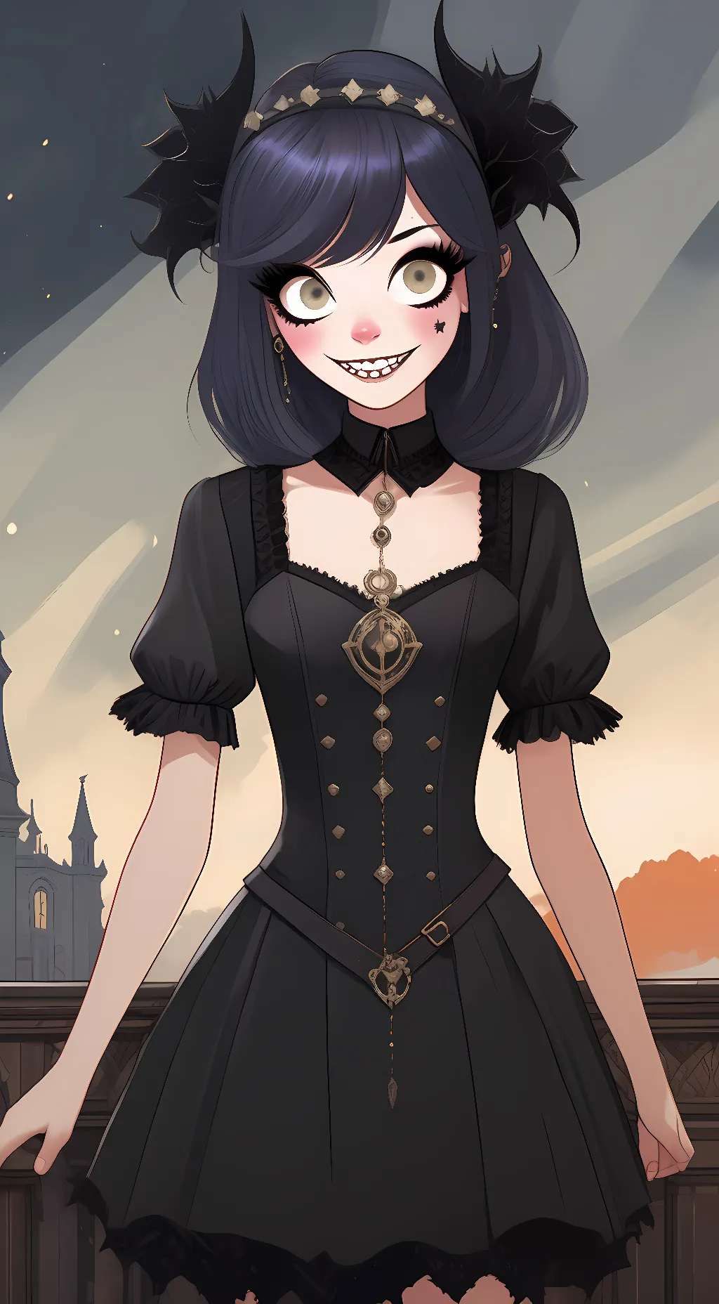 ai character: sunny background