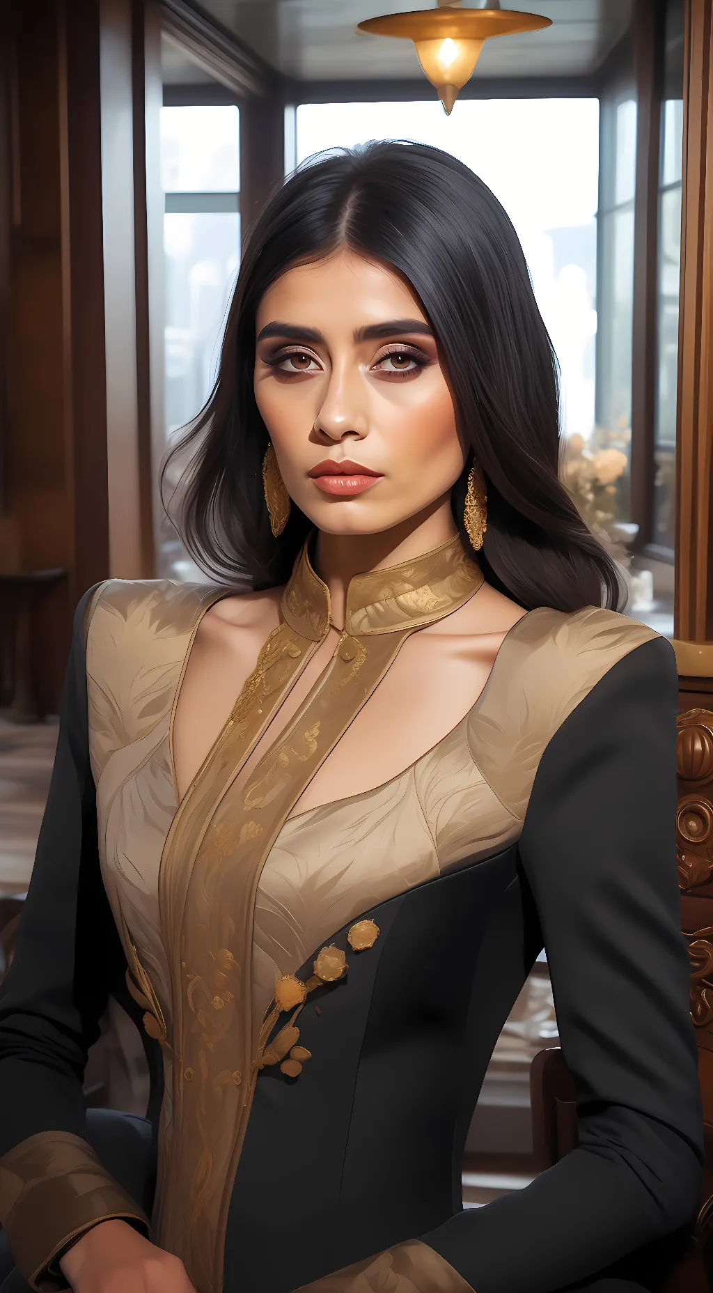 ai character: violet myers background