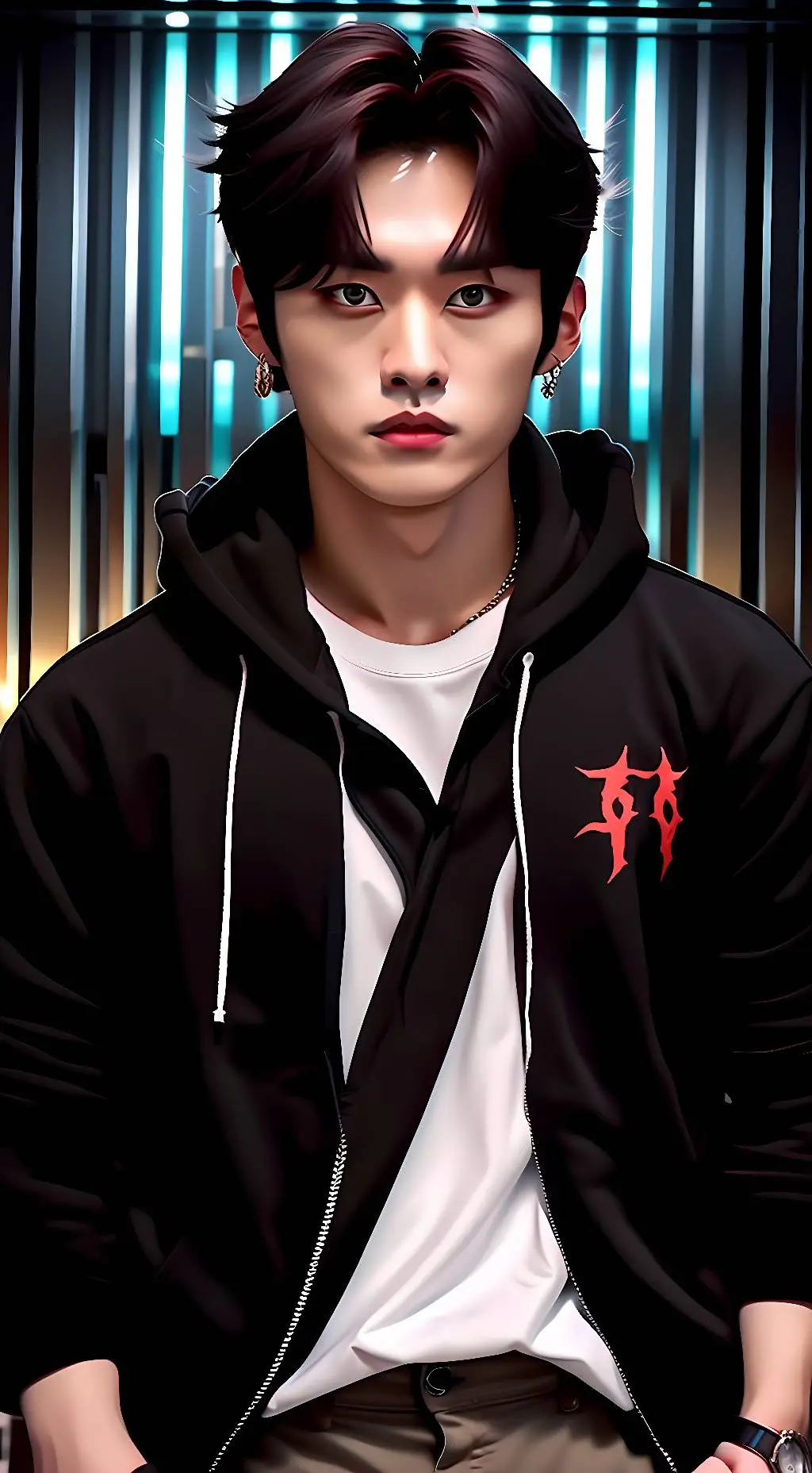 ai character: Lee Min Ho background