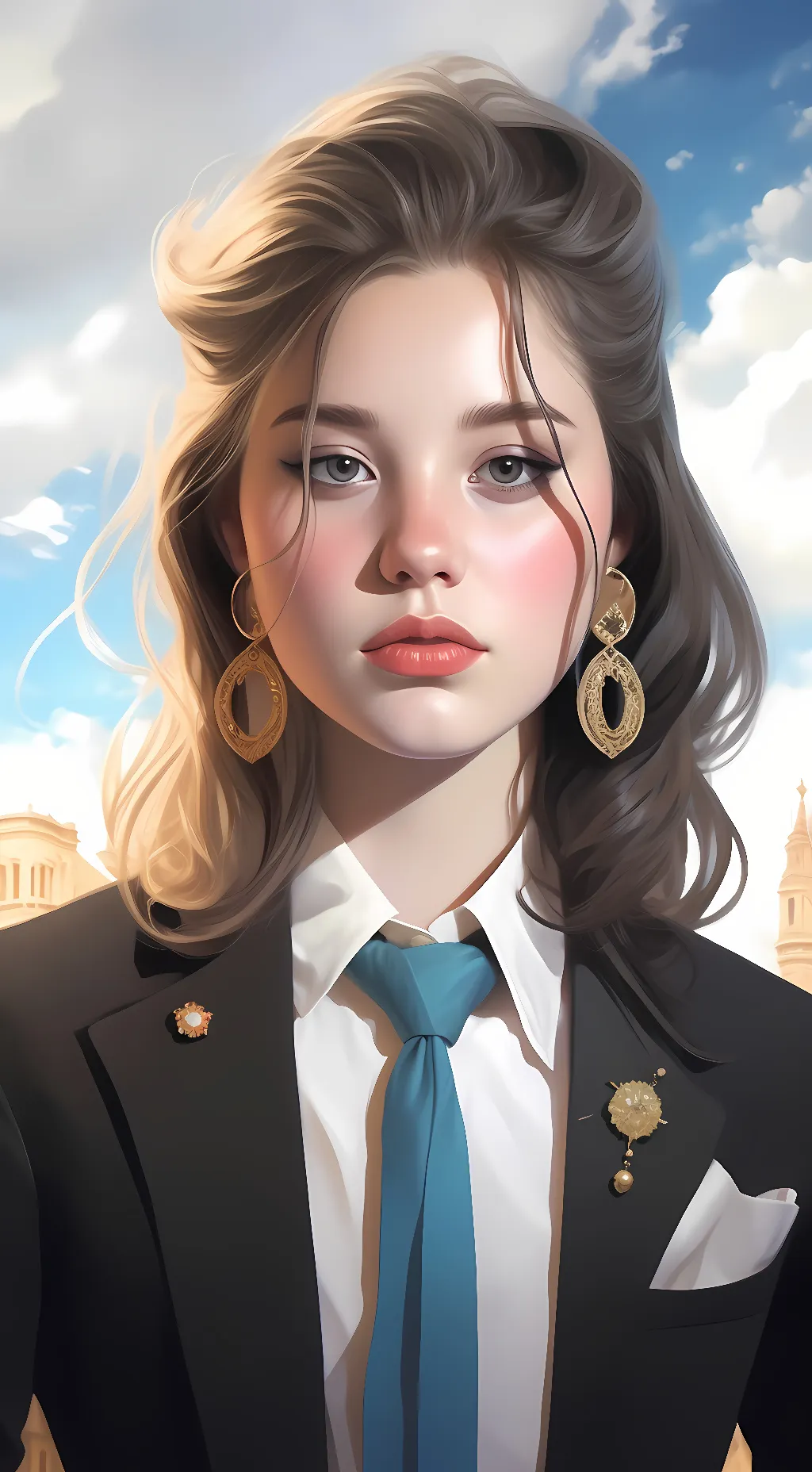 ai character: Calico  background