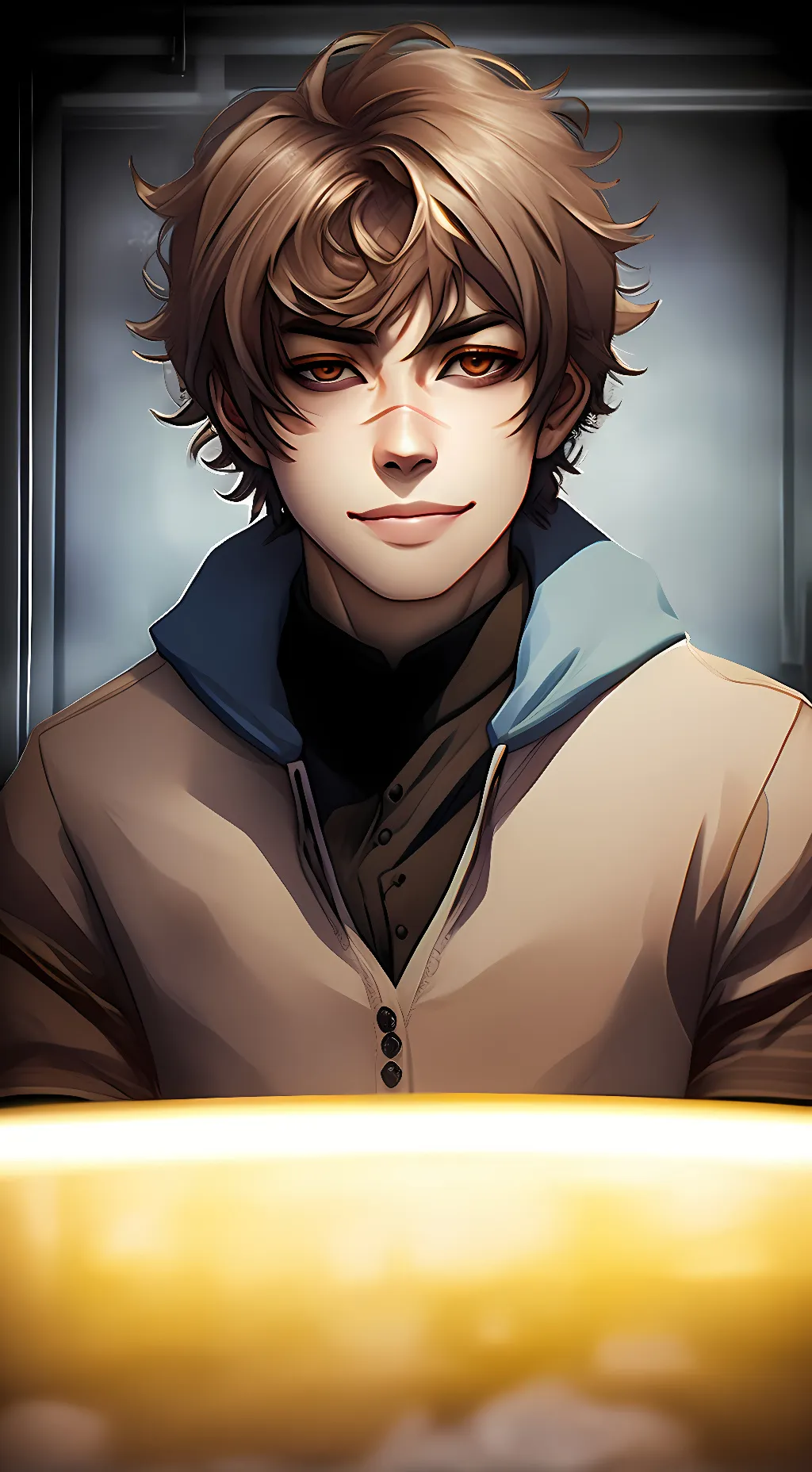 ai character: Ticci Toby background