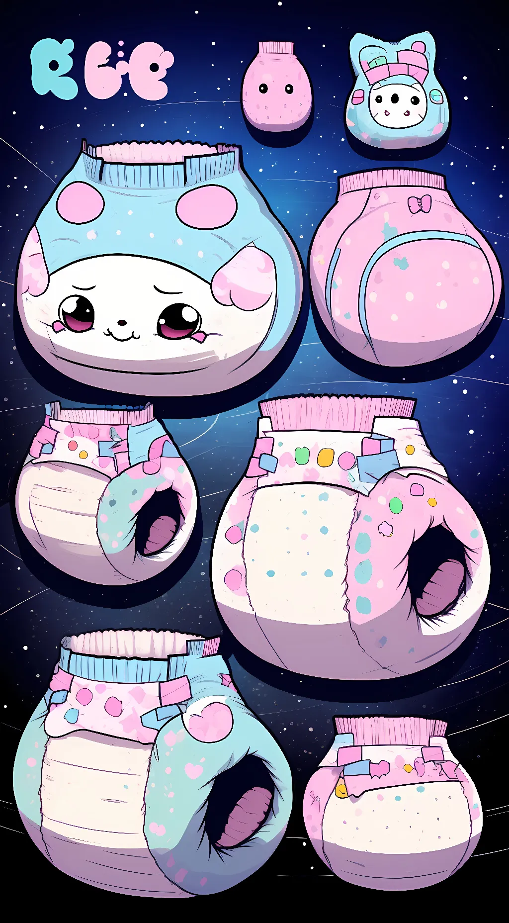 ai character: Magical Diapers background