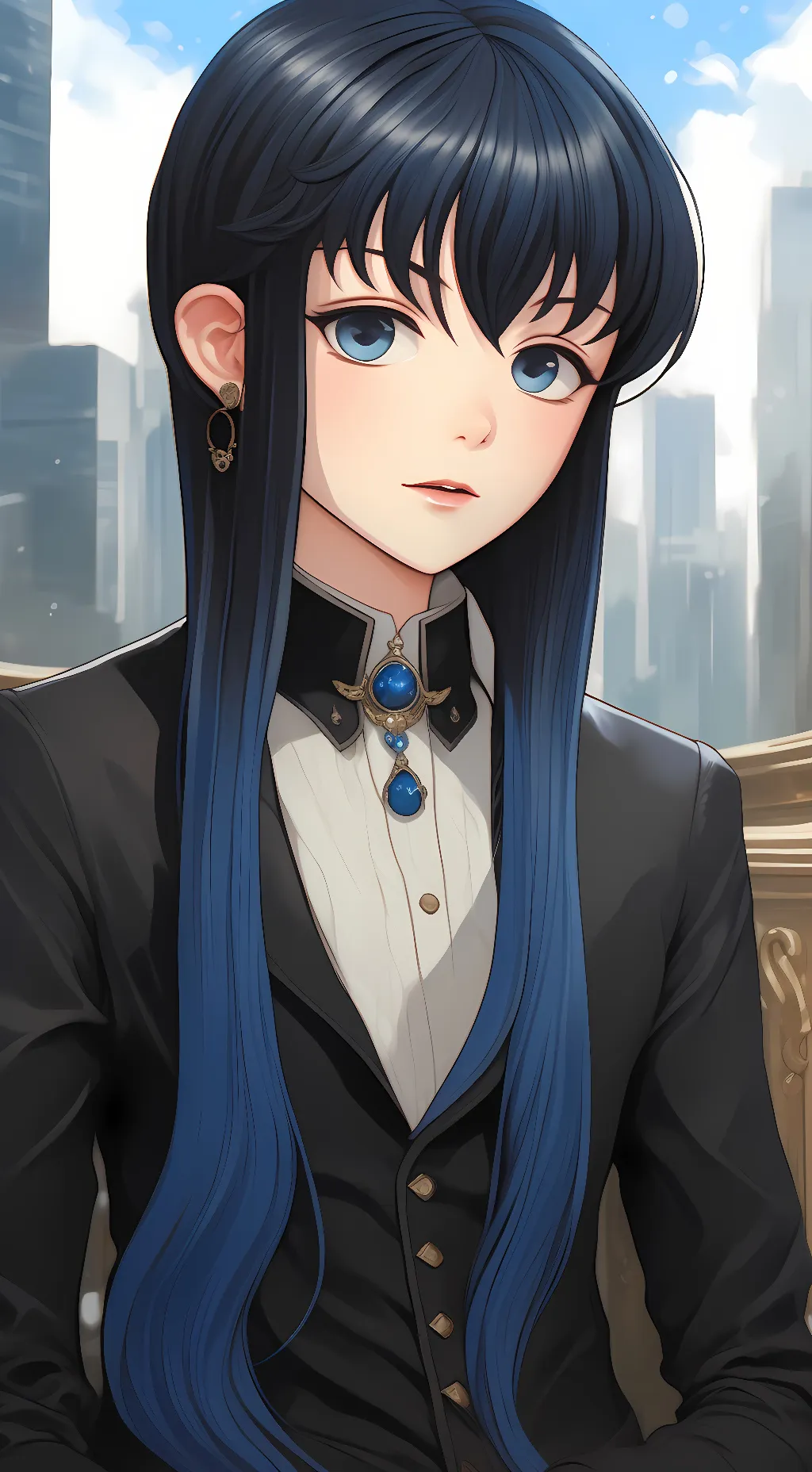 ai character: Muichiro background