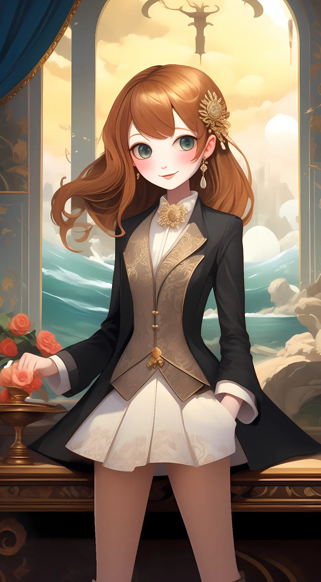 ai character: Elizabeth Afton. background