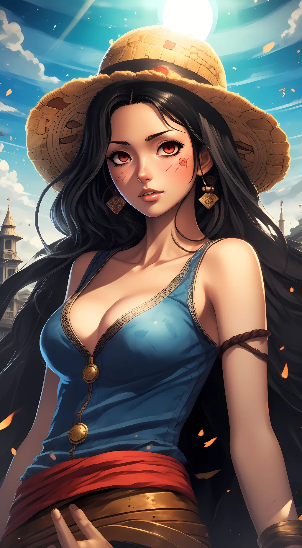 ai character: ghost fox background