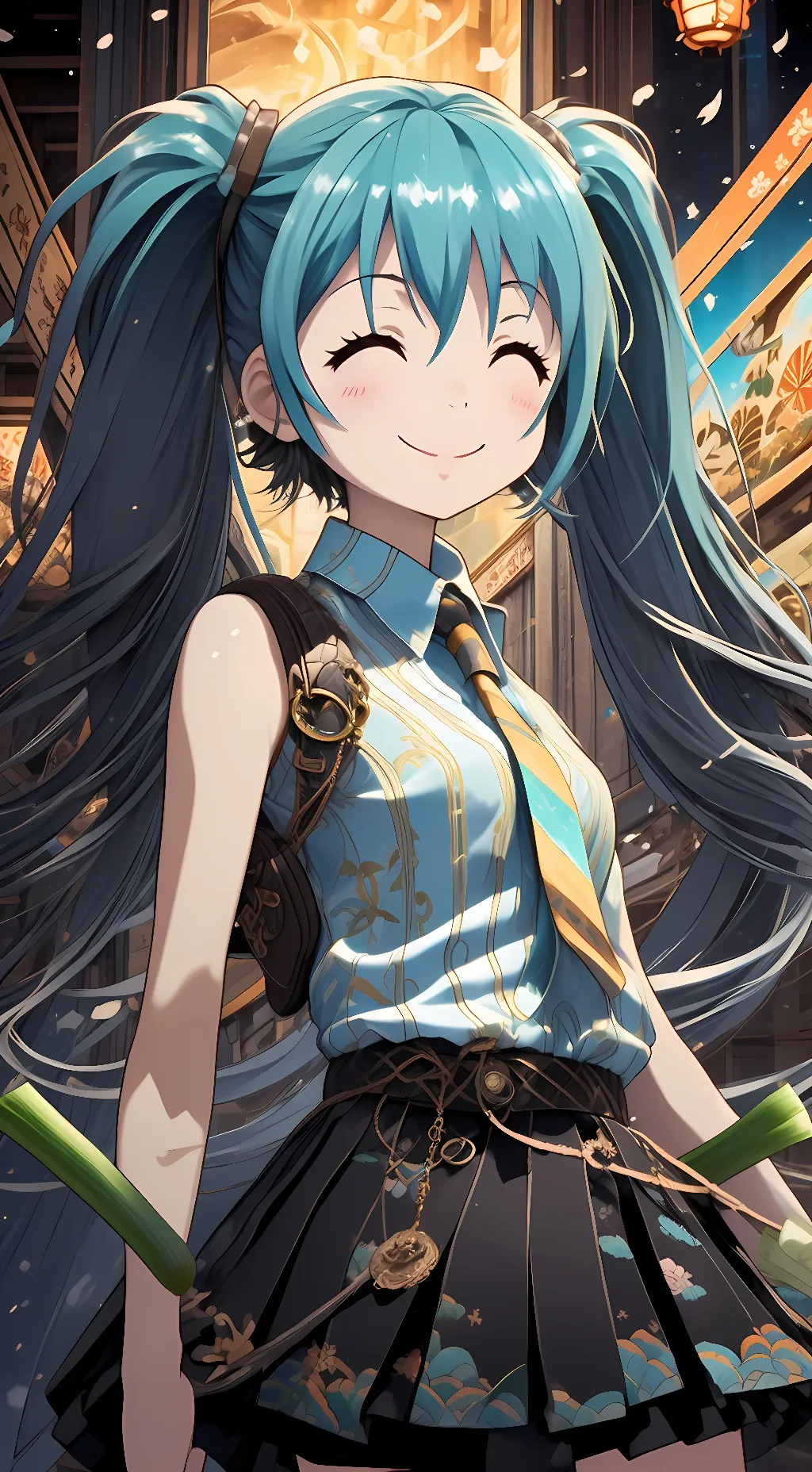 ai character: Miku/Mimi background