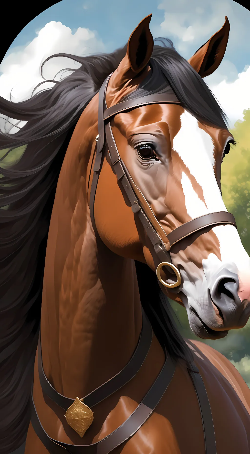ai character: Hoop background