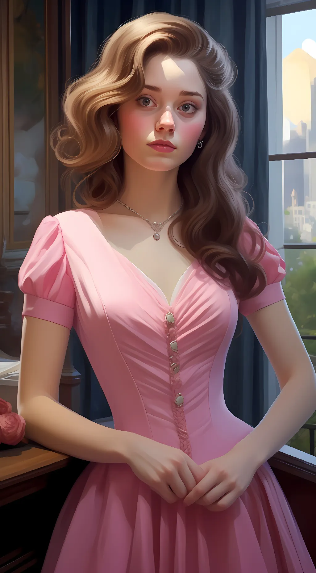 ai character: Ella background