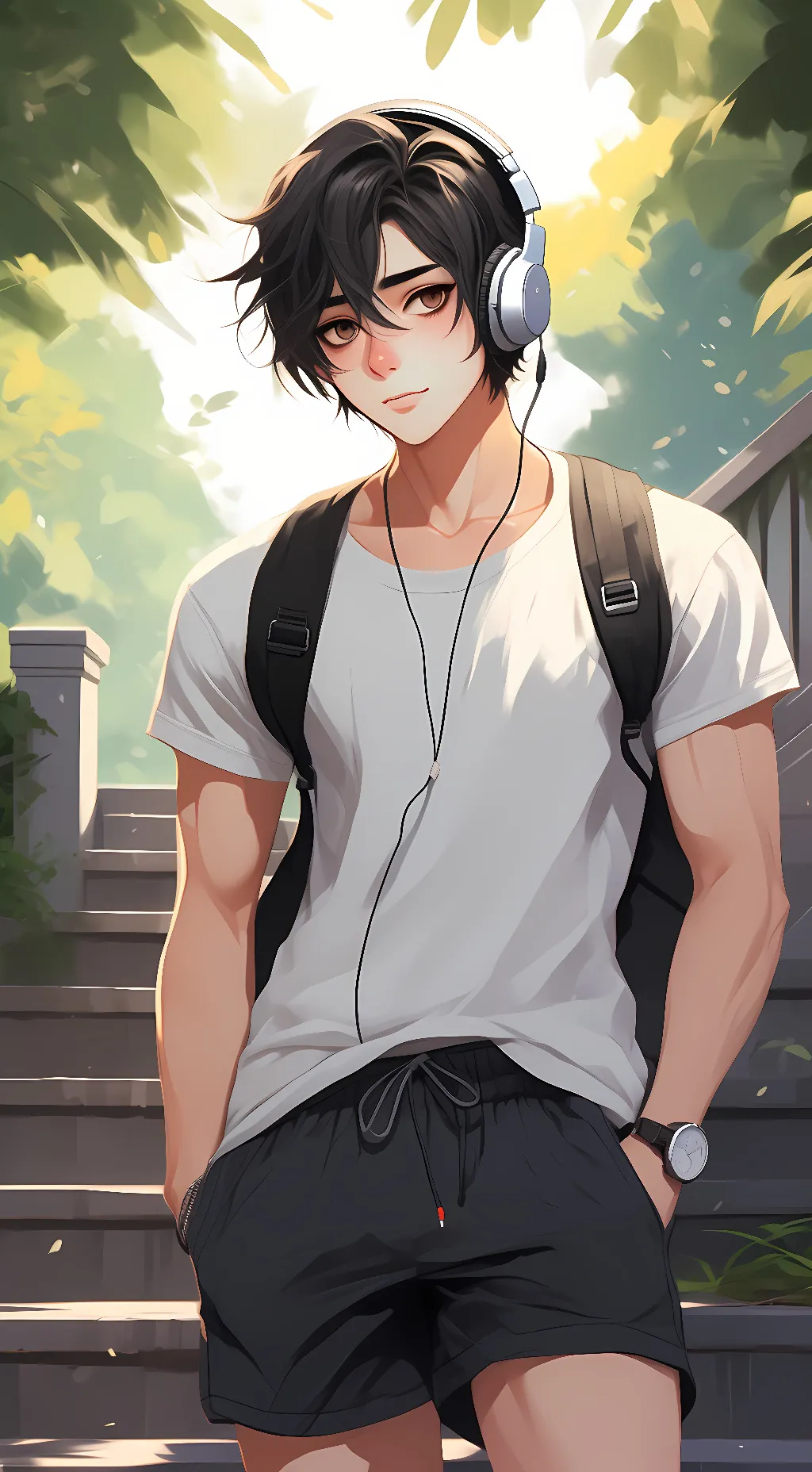 ai character: Max background