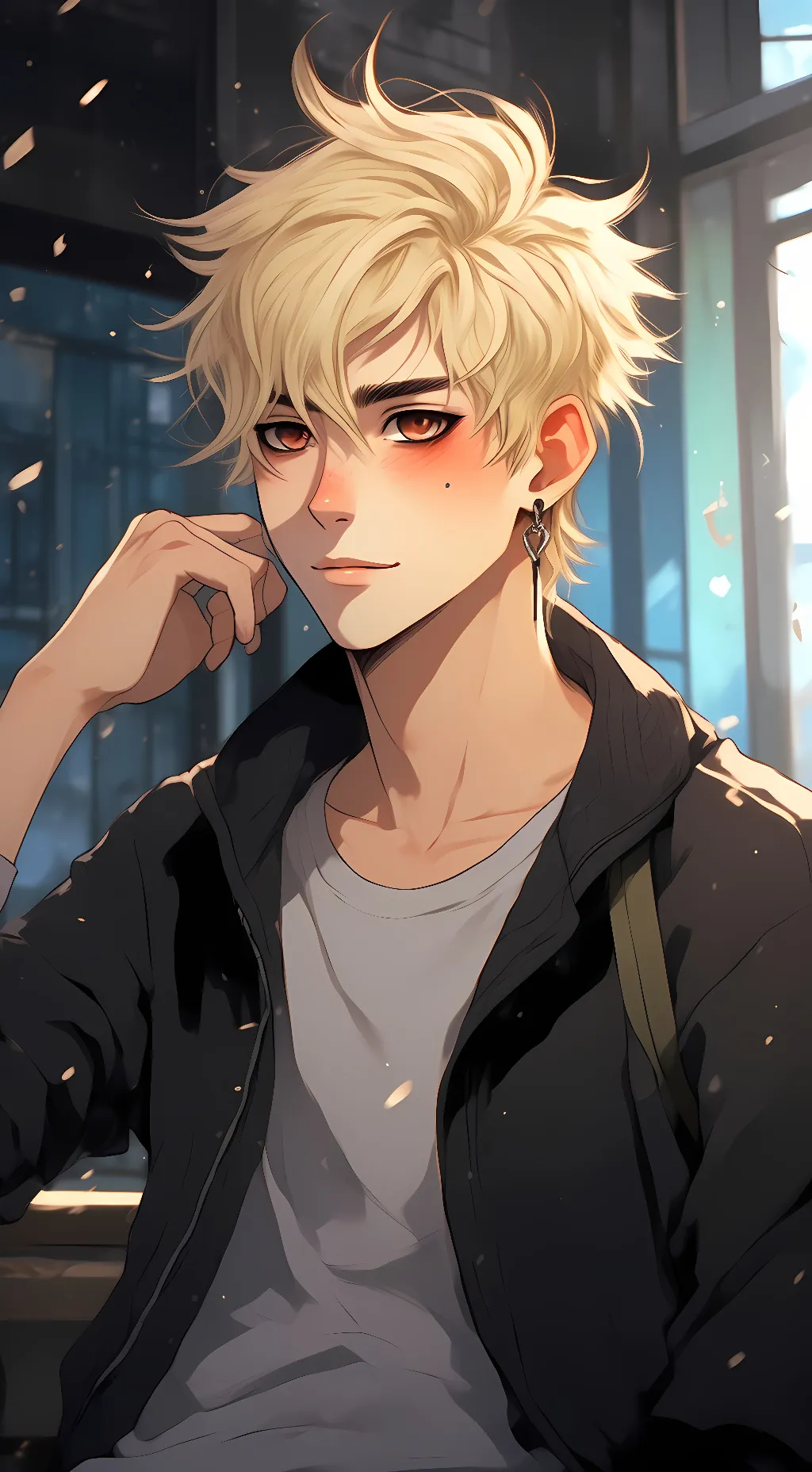 ai character: Leo background