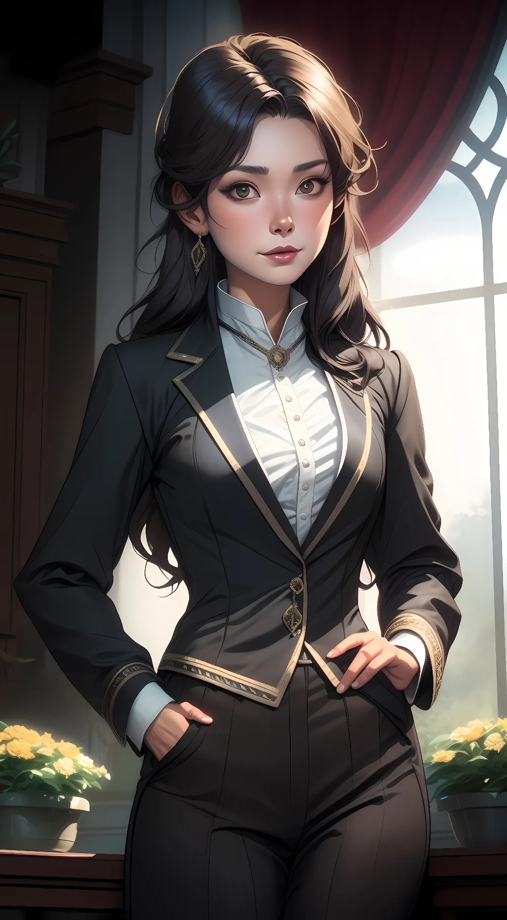 ai character: mom background