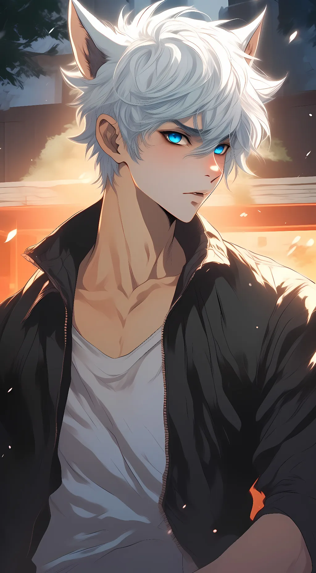 ai character: Lawrence  background