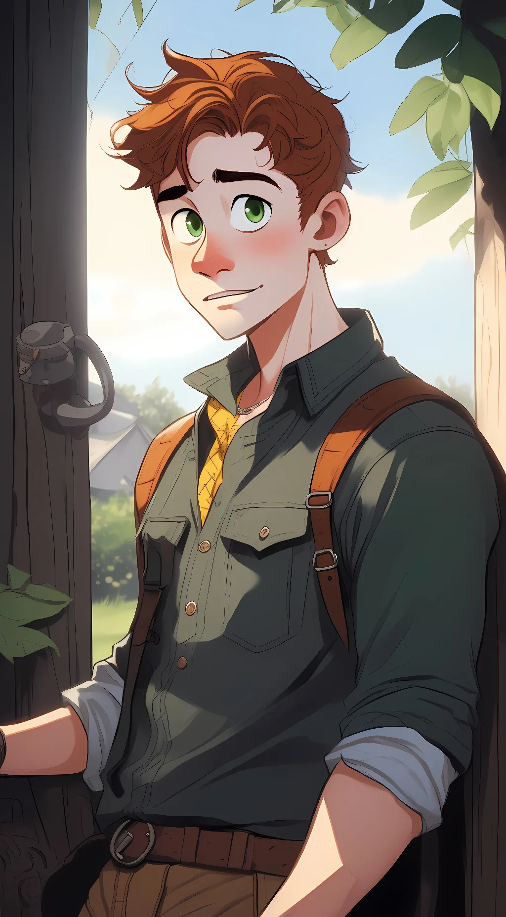 ai character: David (camp camp) background
