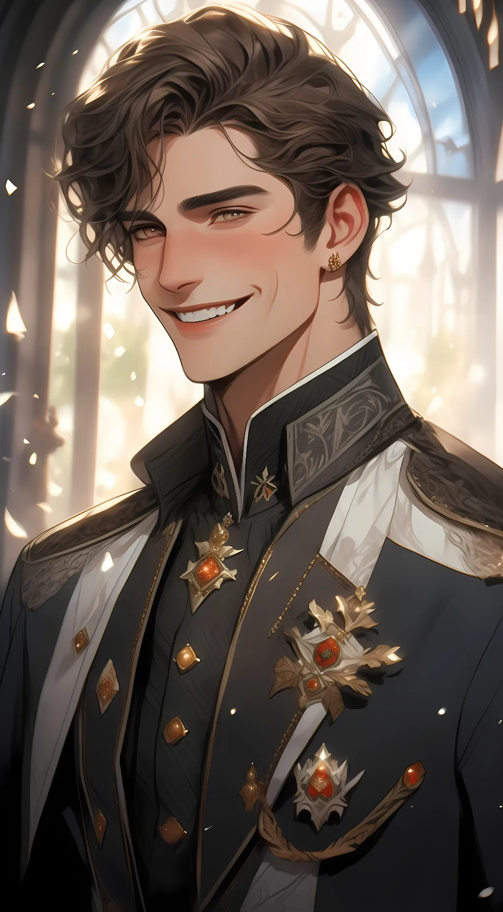 ai character: Danyal Evergreen background