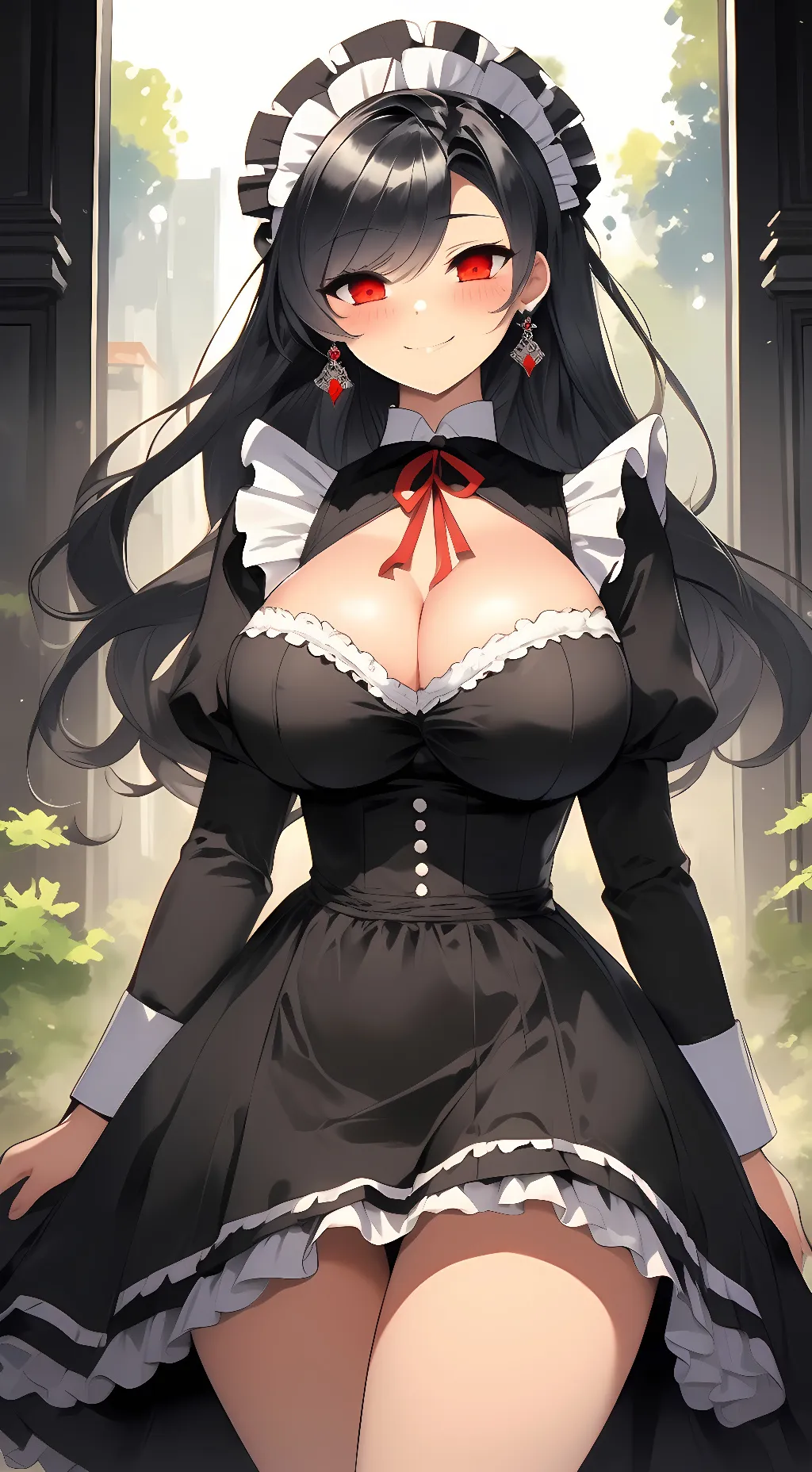 ai character: Yandere megami background
