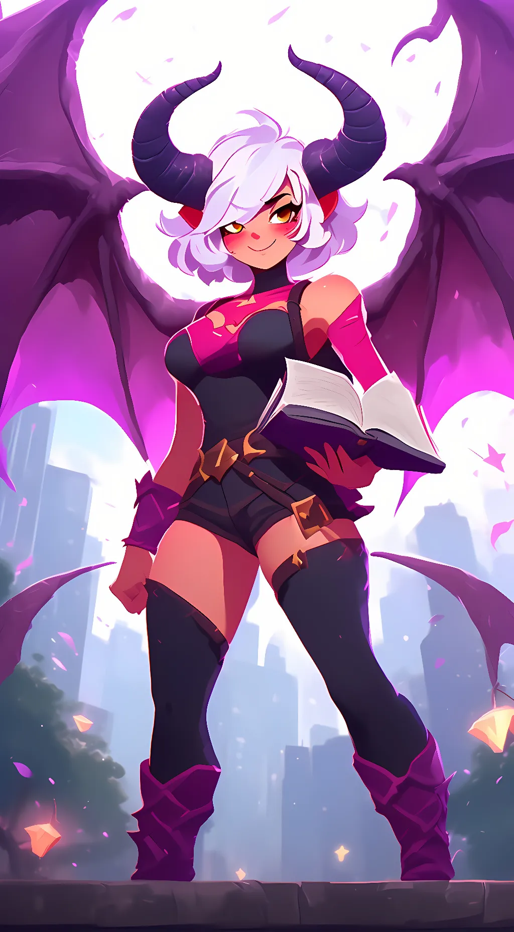 ai character: trixie colette  background