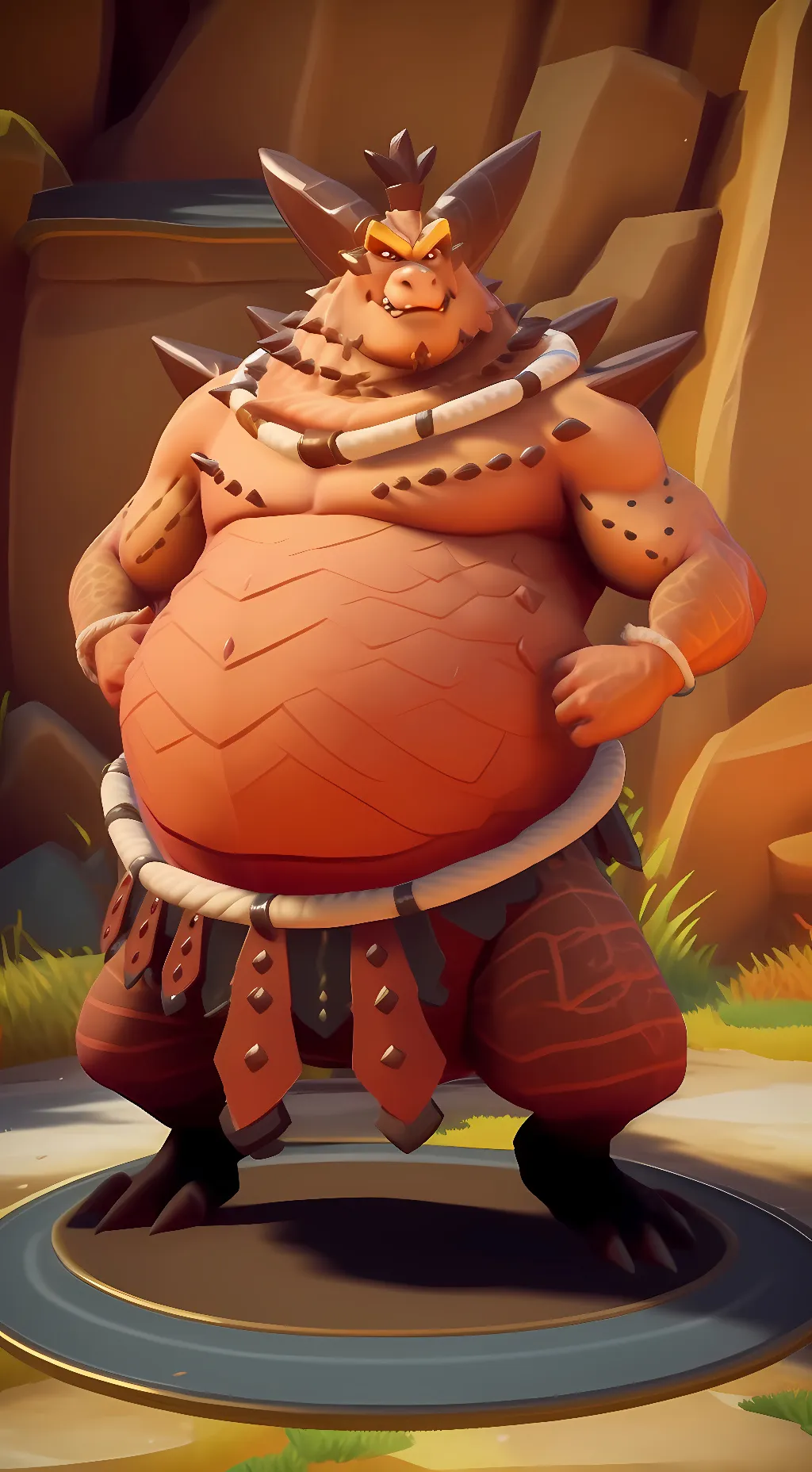 ai character: Magnus the Dragon background