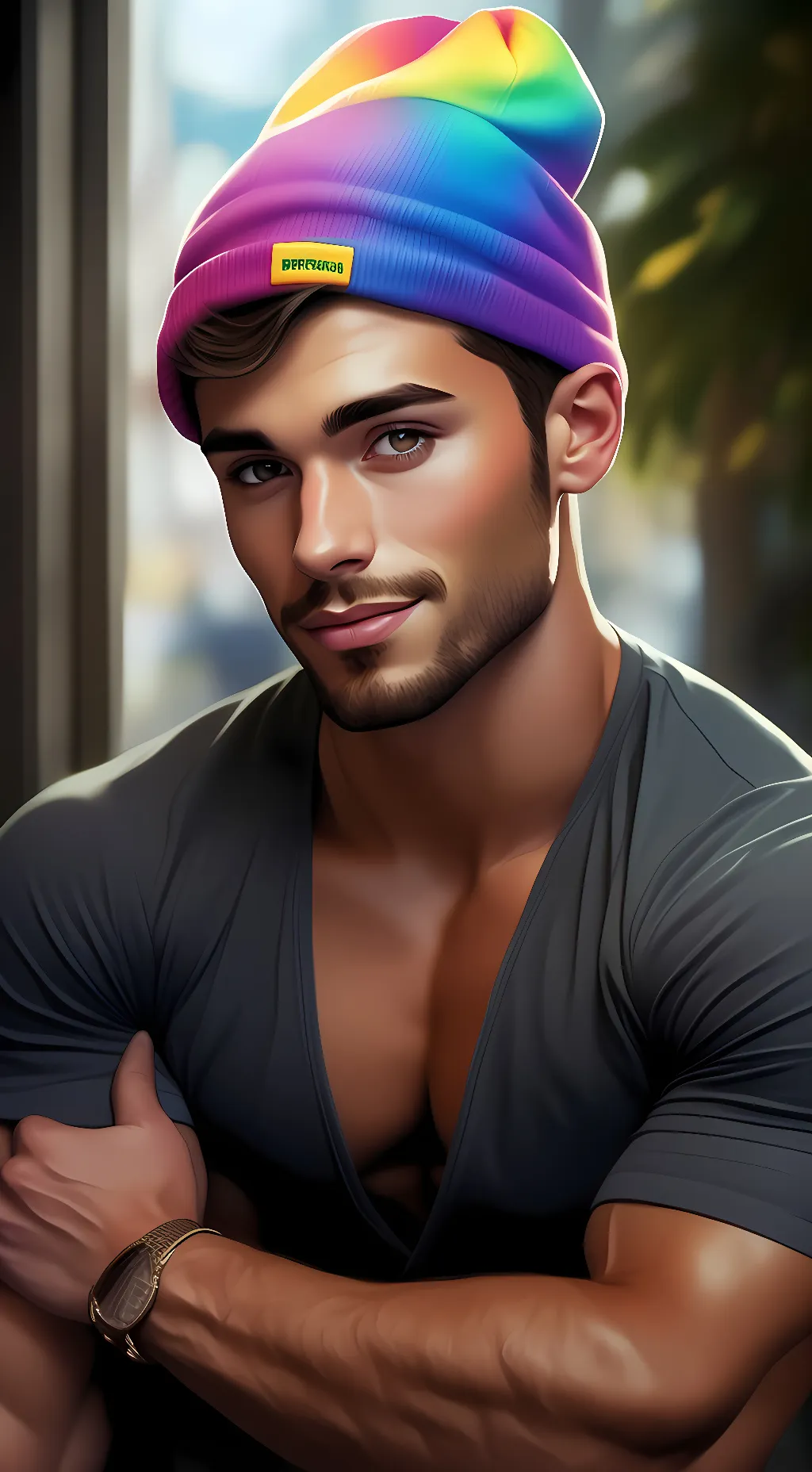 ai character: Stephen  background