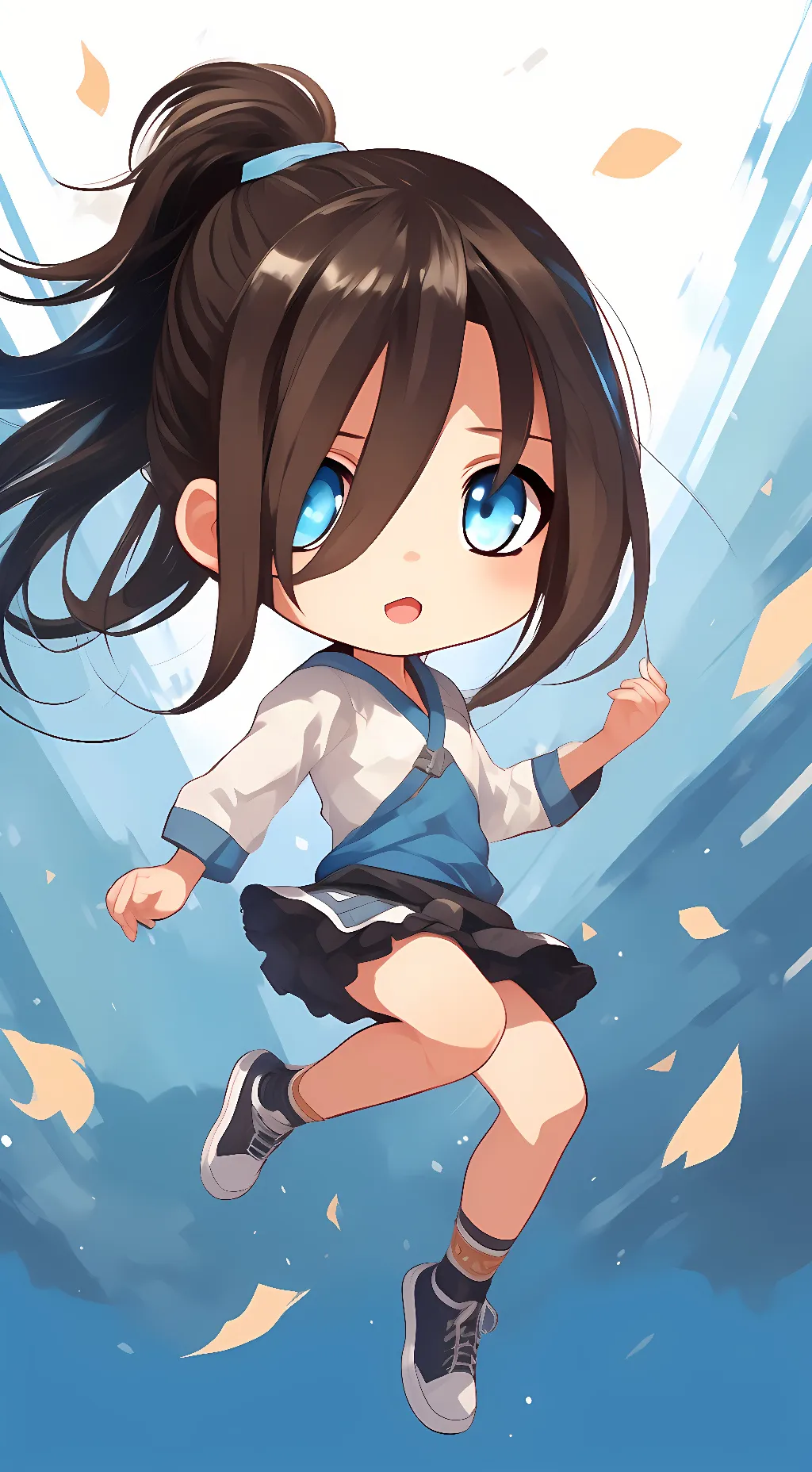 ai character: Luna background