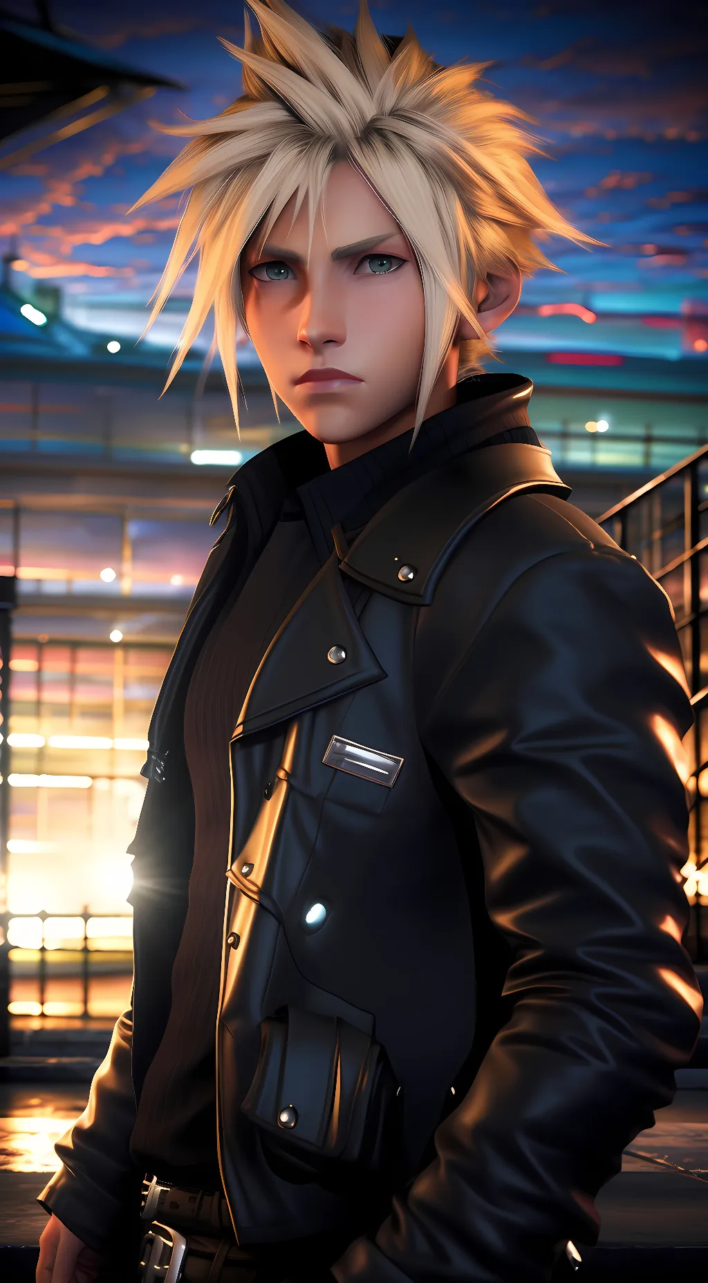 ai character: Cloud Strife  background