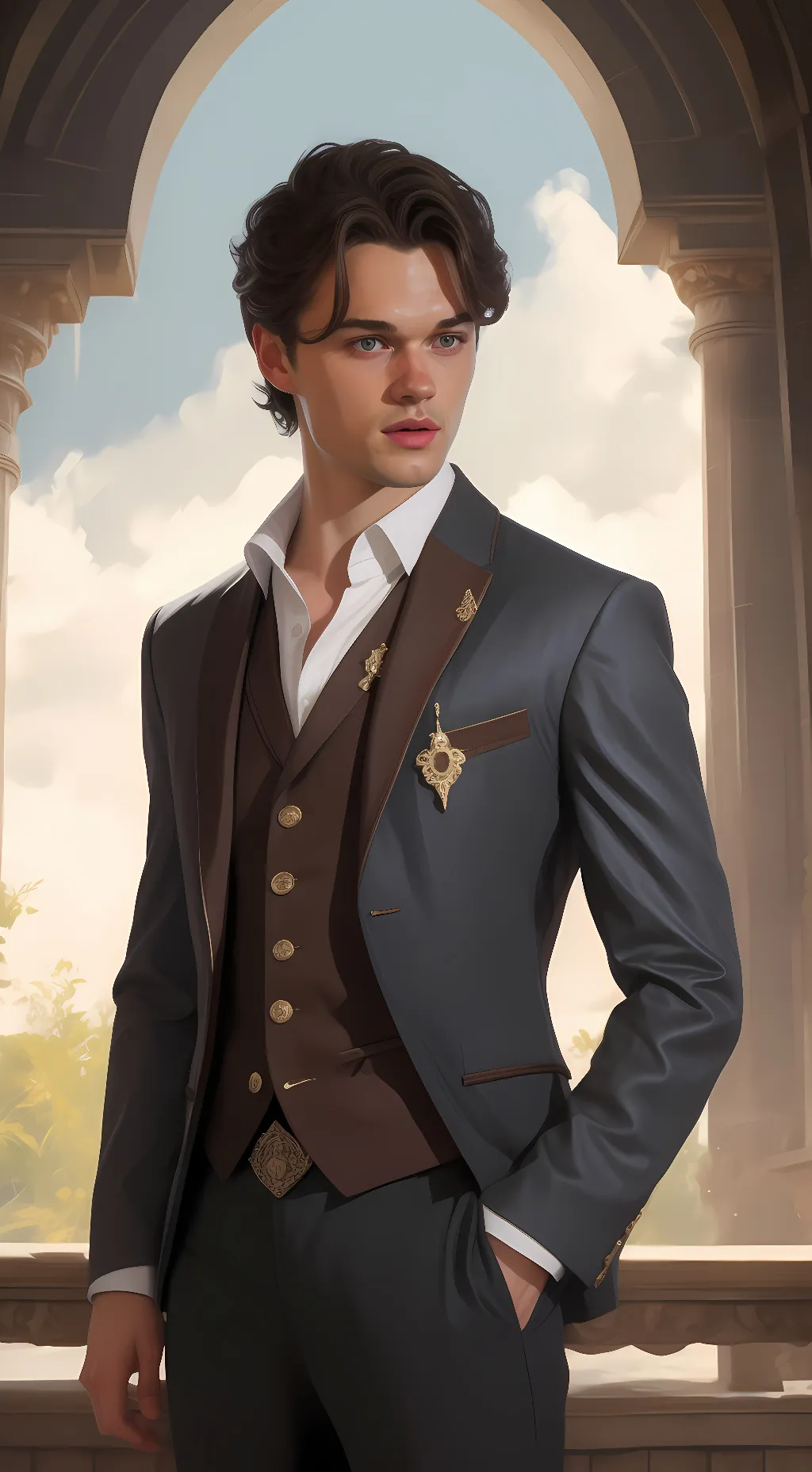 ai character: Conrad fisher background