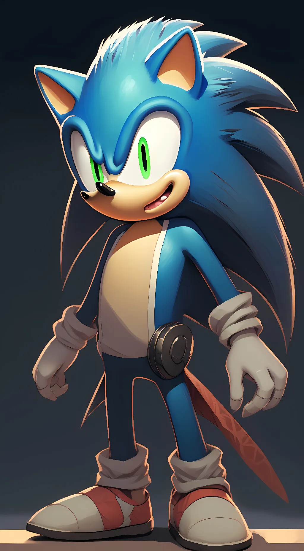 ai character: Sonic background