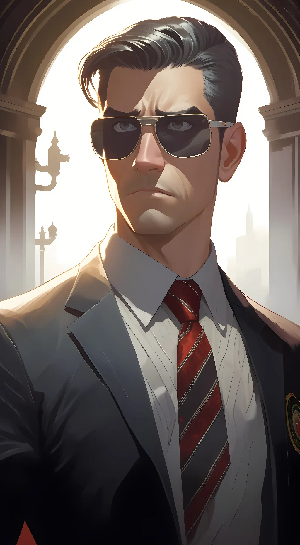 ai character: Agent Charlie background