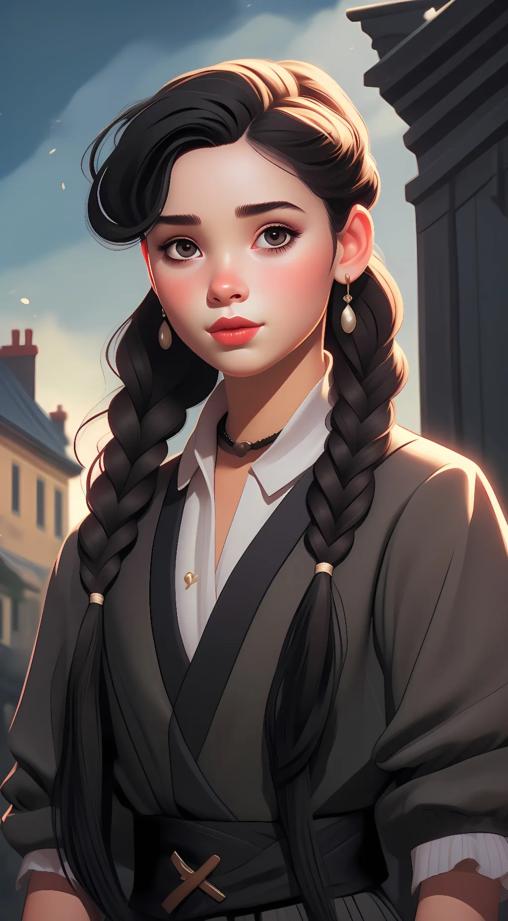 ai character: Addams family background