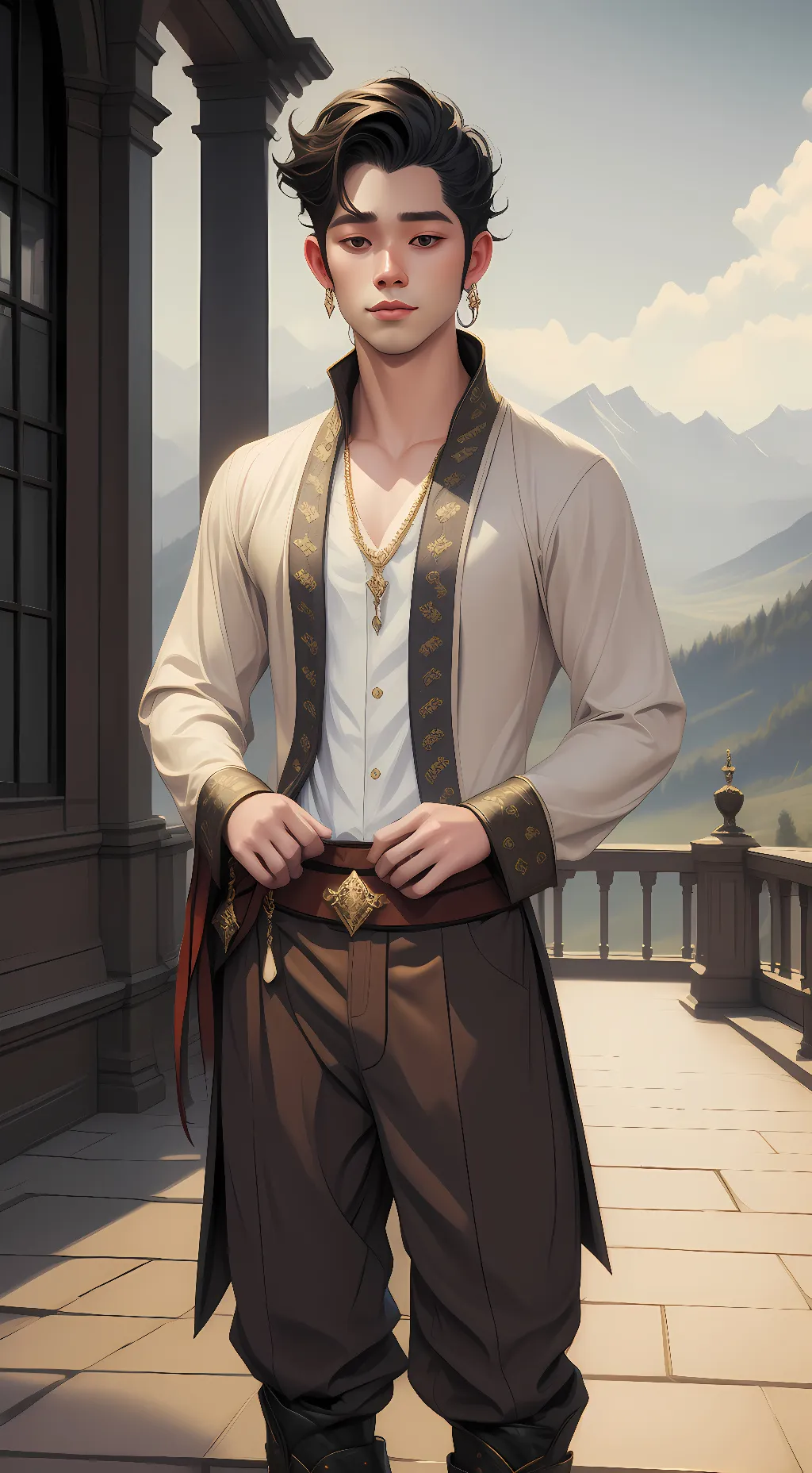 ai character: ñinteral background