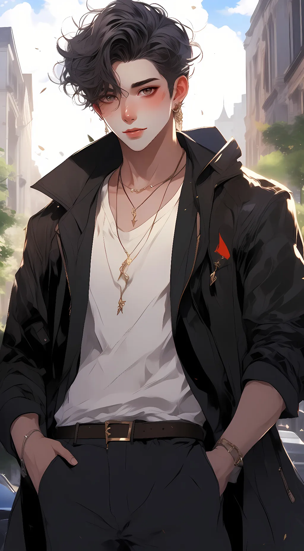 ai character: daddy background