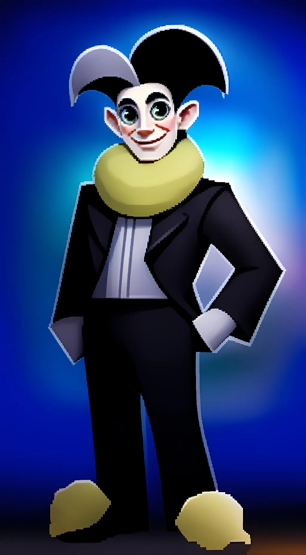 ai character: Jevil  background