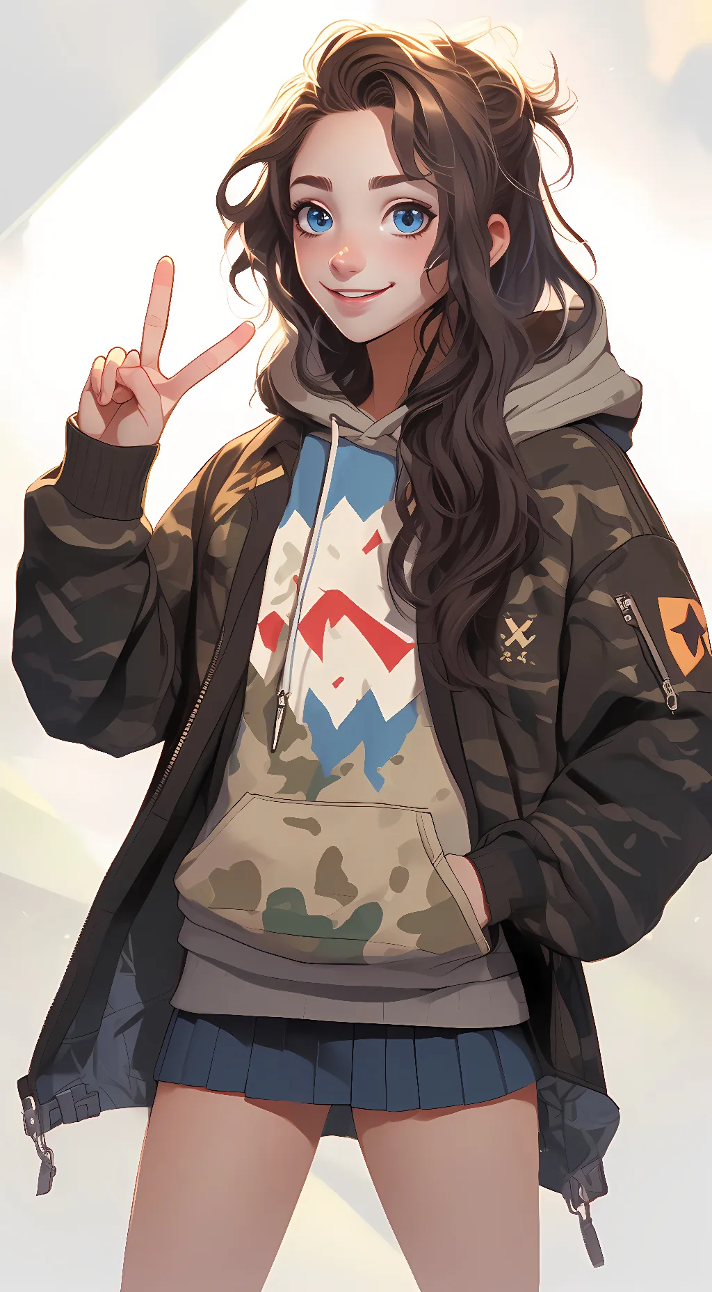 ai character: Andi background