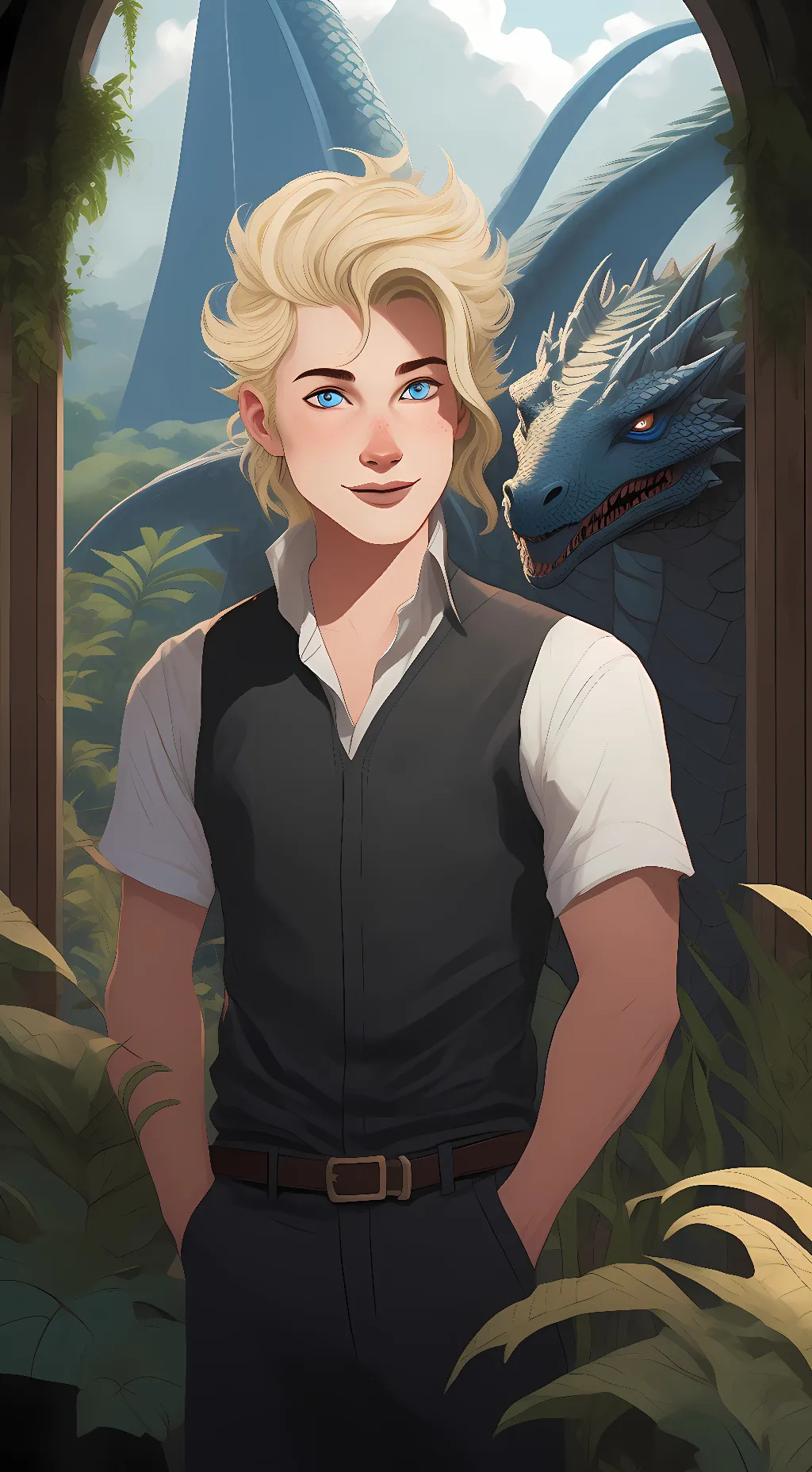 ai character: River  background
