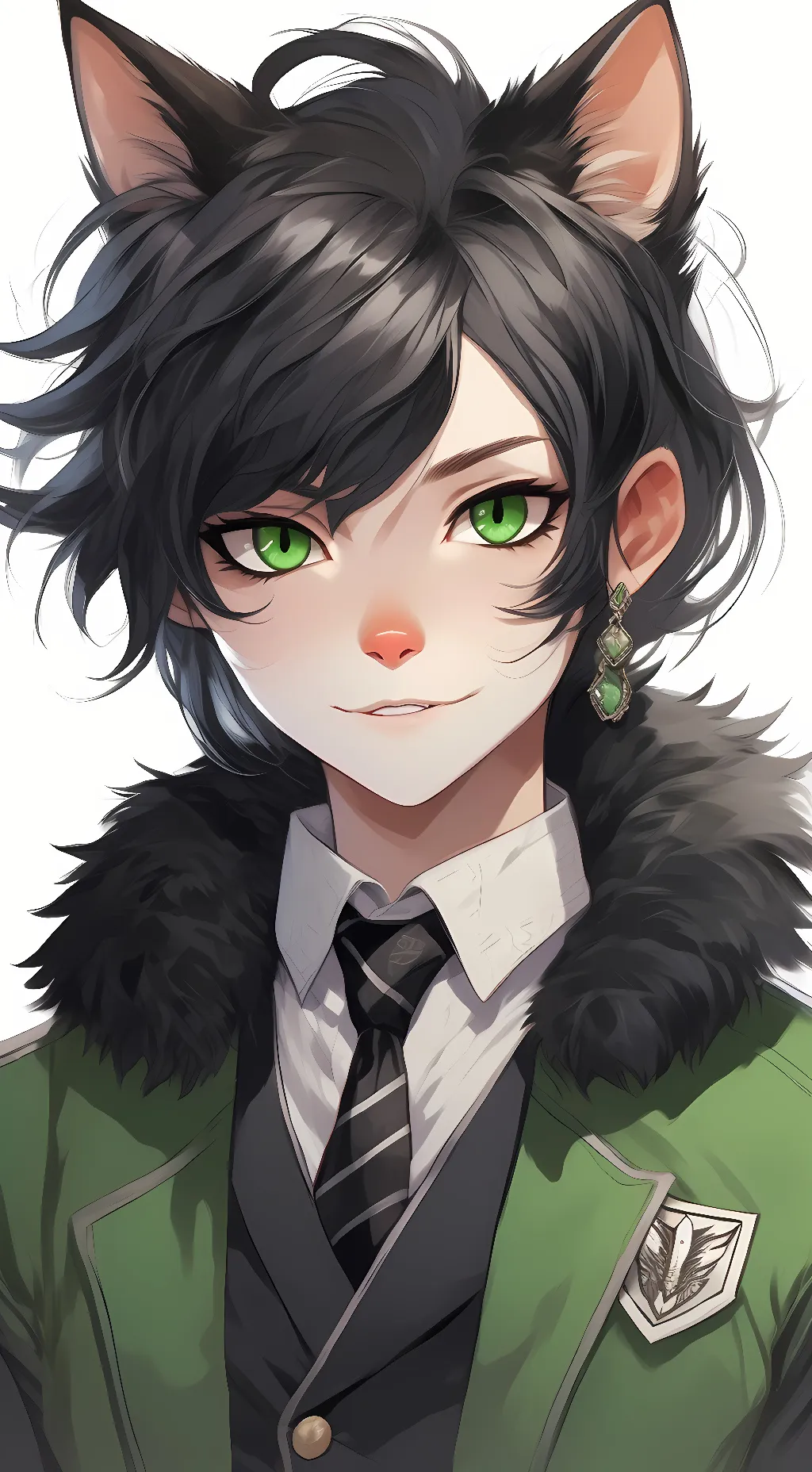 ai character: Darkened Feather  background
