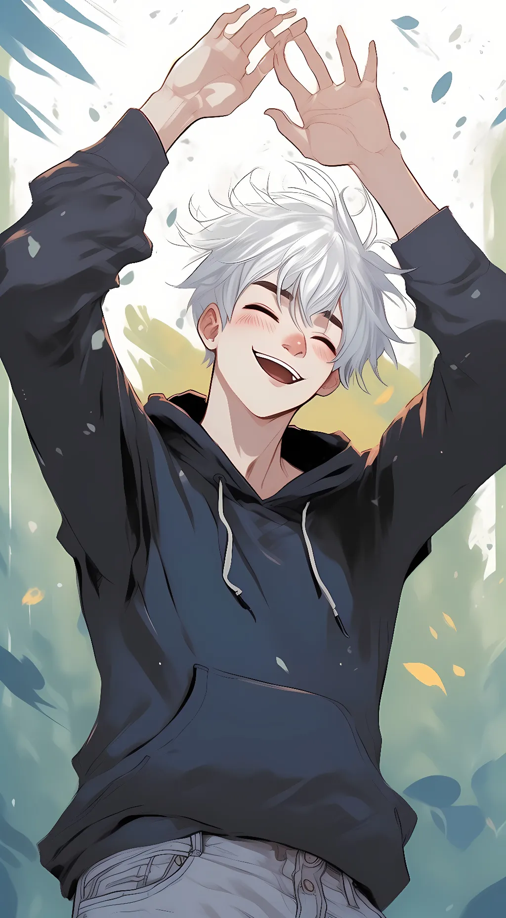 ai character: Jack Frost  background
