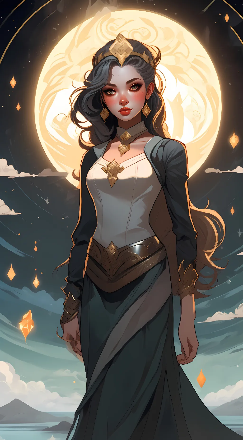 ai character: Anastasia background