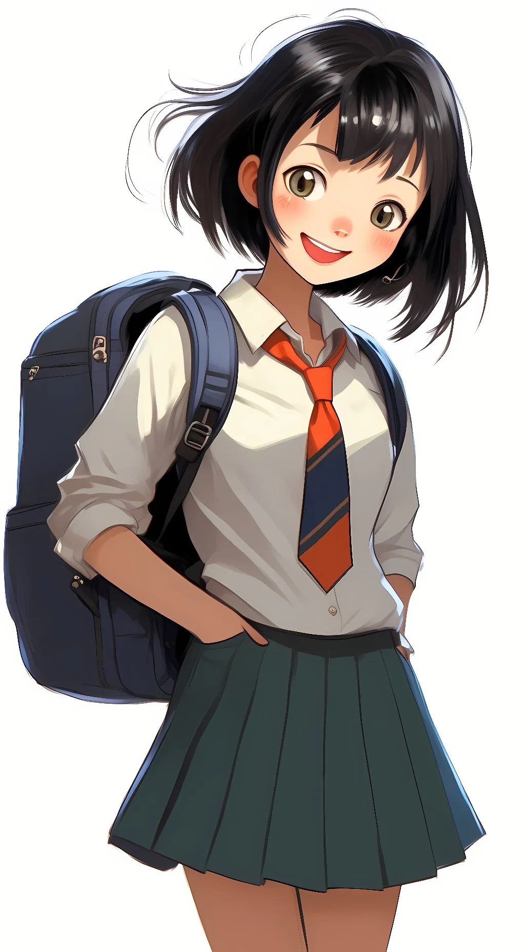 ai character: Peni Parker  background
