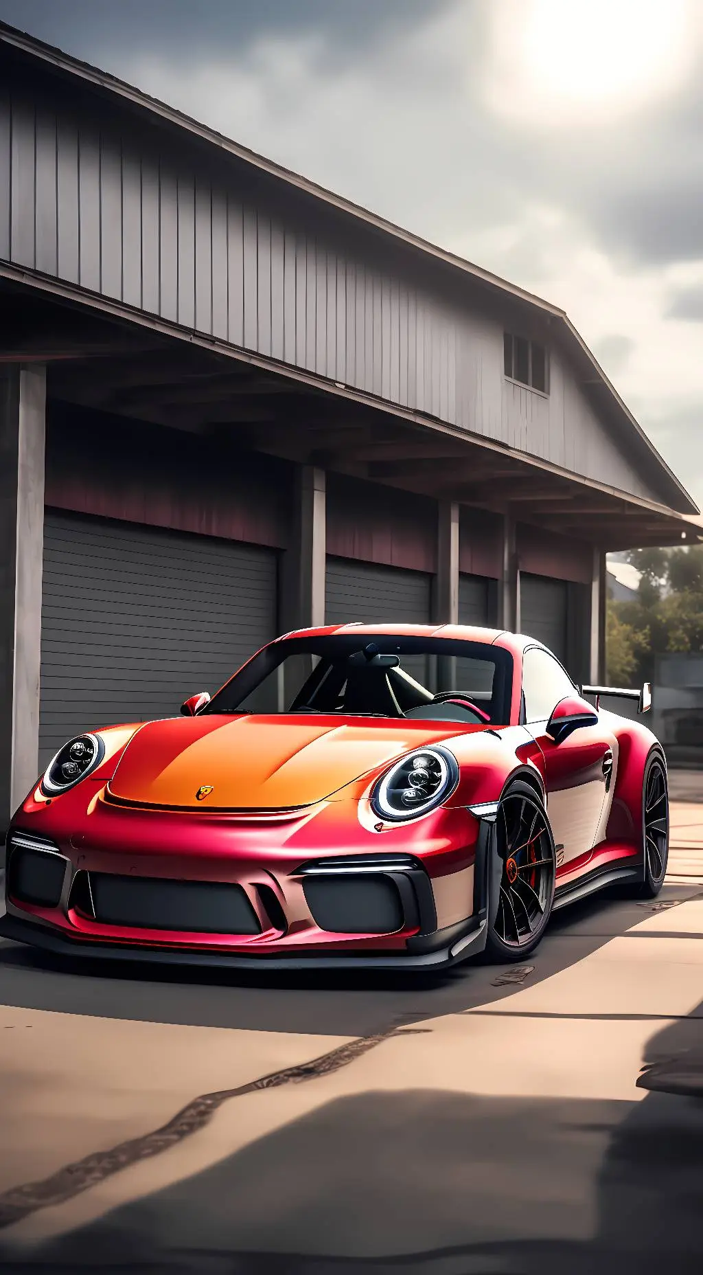 ai character: Porsche GT3RS  background