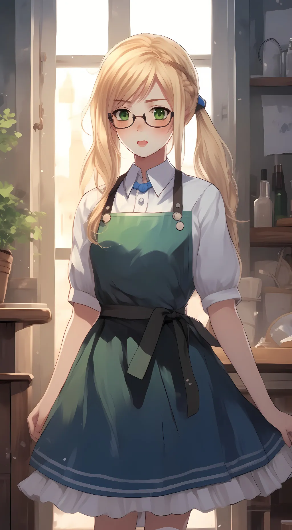 ai character: Alice Kirkland  background